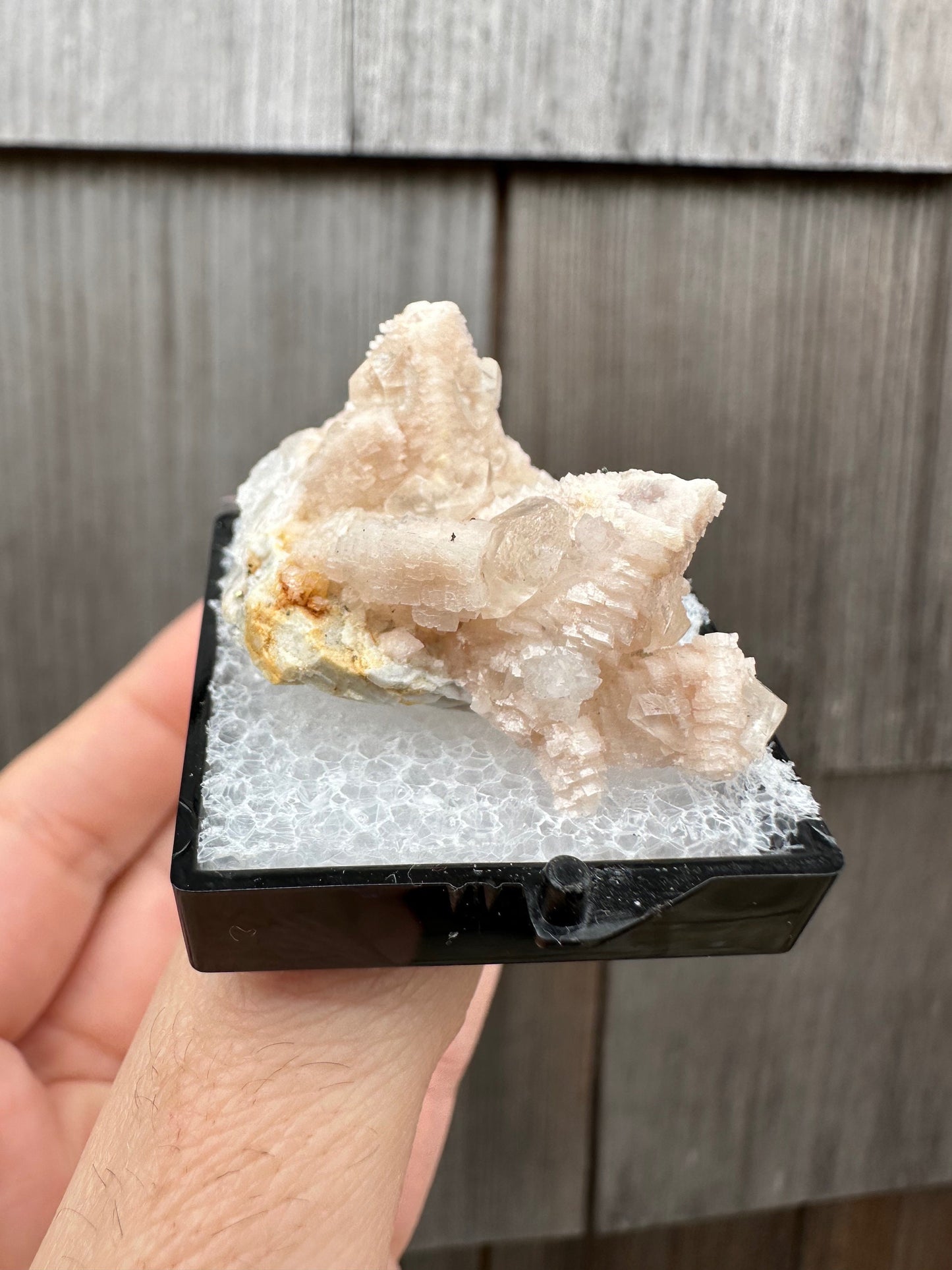 Calcite with Pink Dolomite from Maryland USA