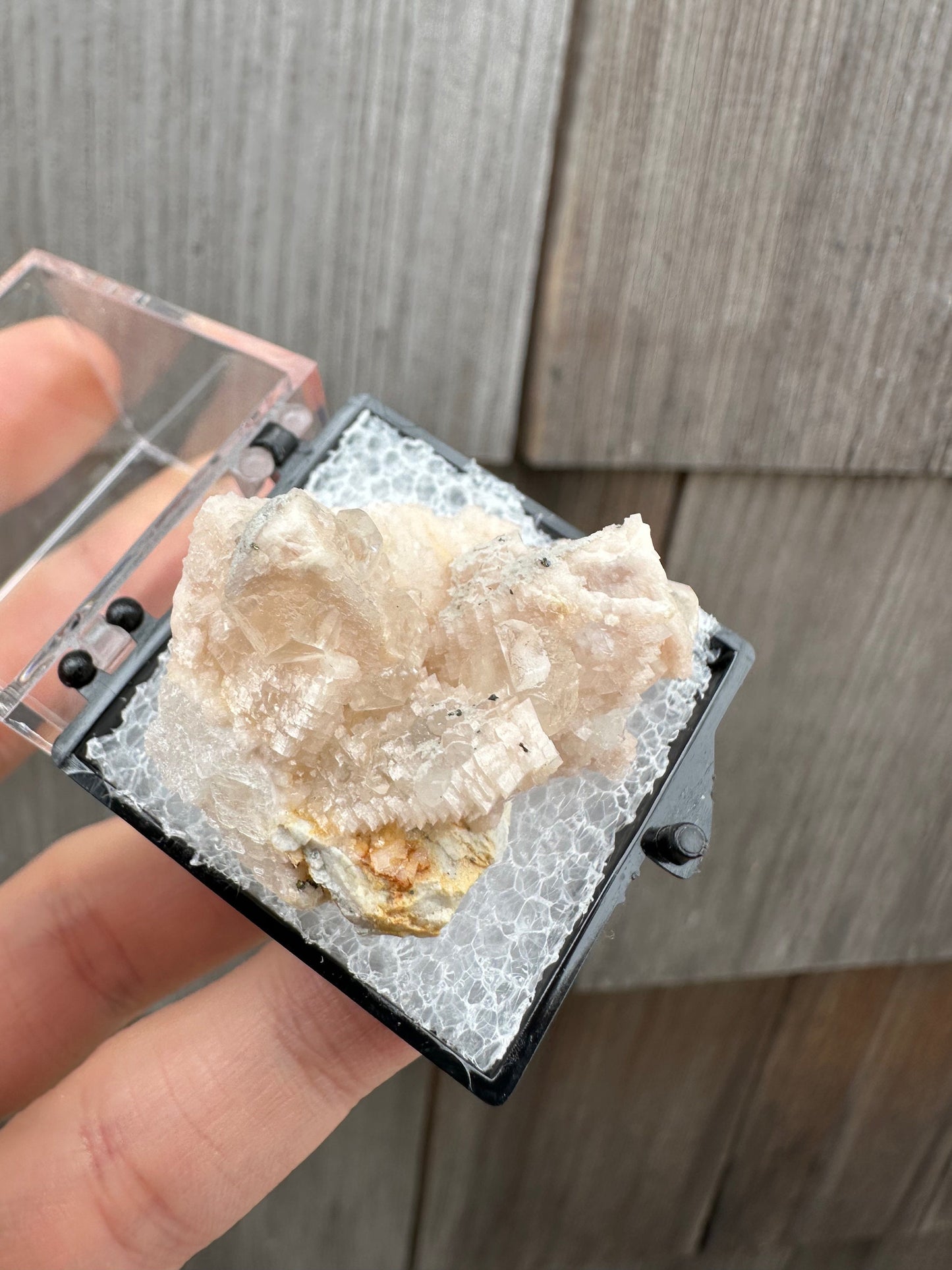 Calcite with Pink Dolomite from Maryland USA