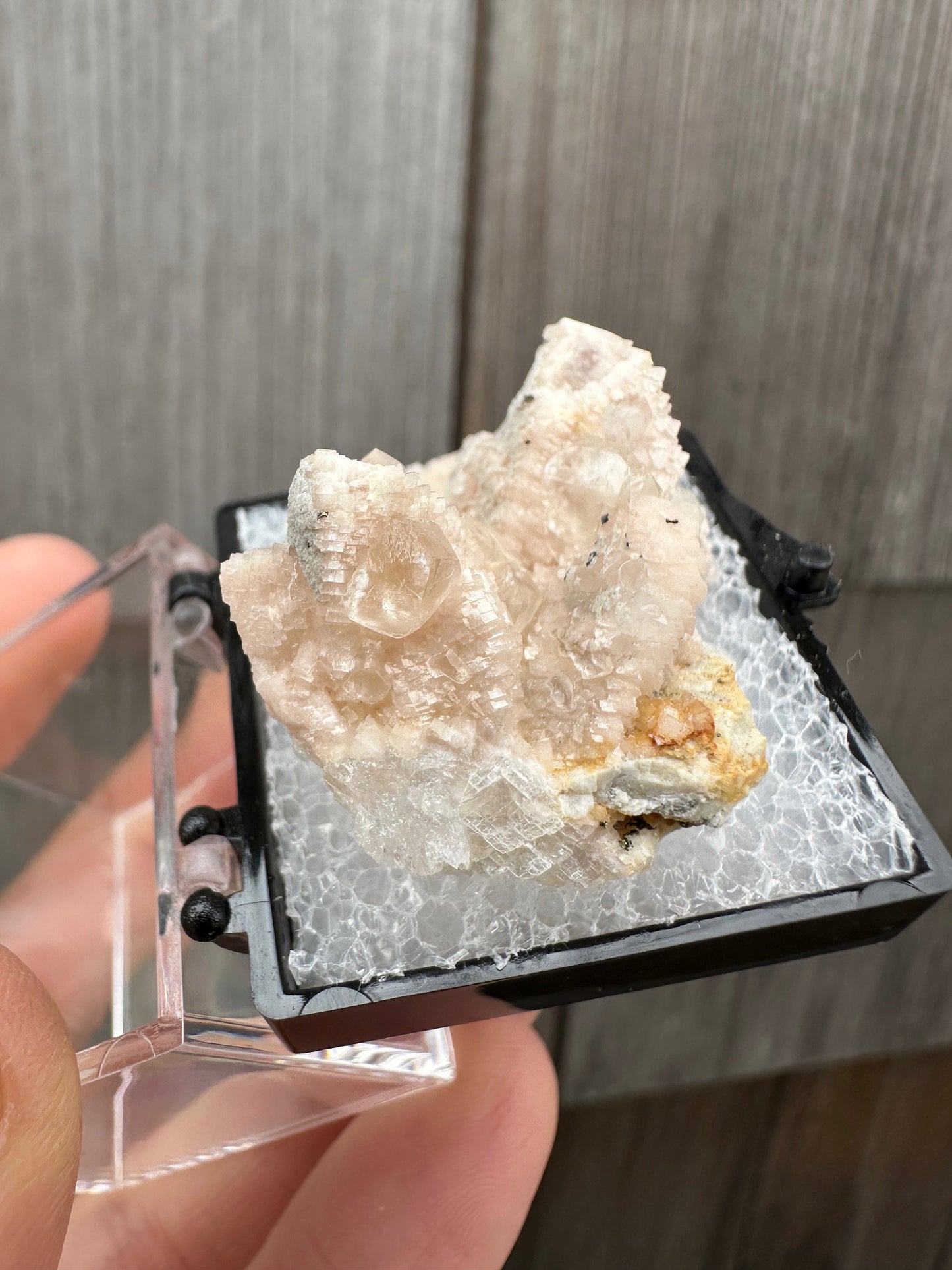 Calcite with Pink Dolomite from Maryland USA