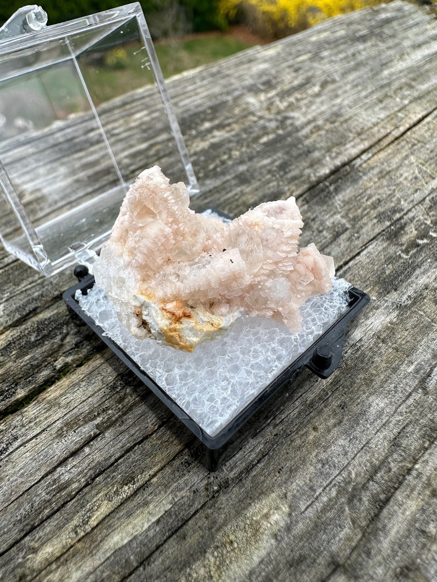 Calcite with Pink Dolomite from Maryland USA