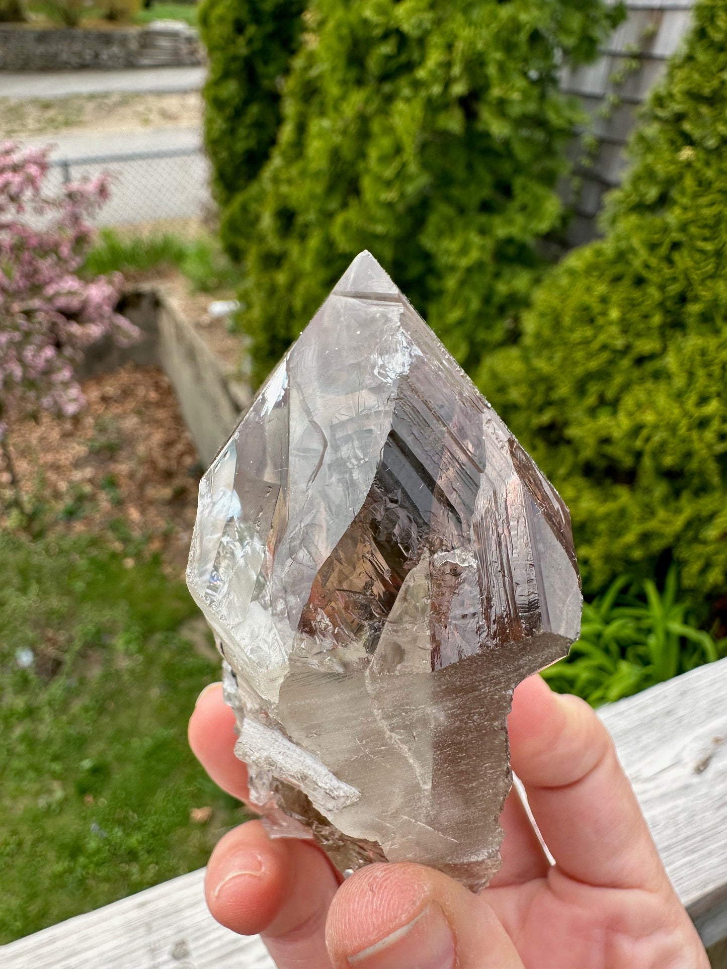 Brandberg Smoky Quartz Point from Namibia Africa