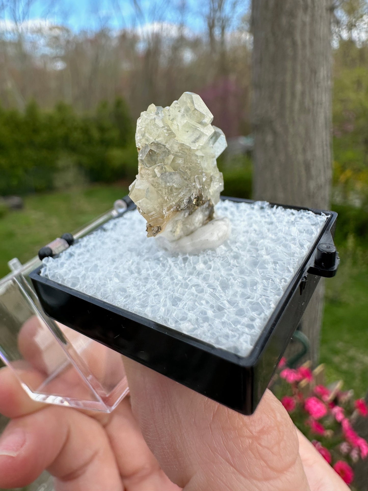 Calcite with Chalcopyrite on Matrix from China