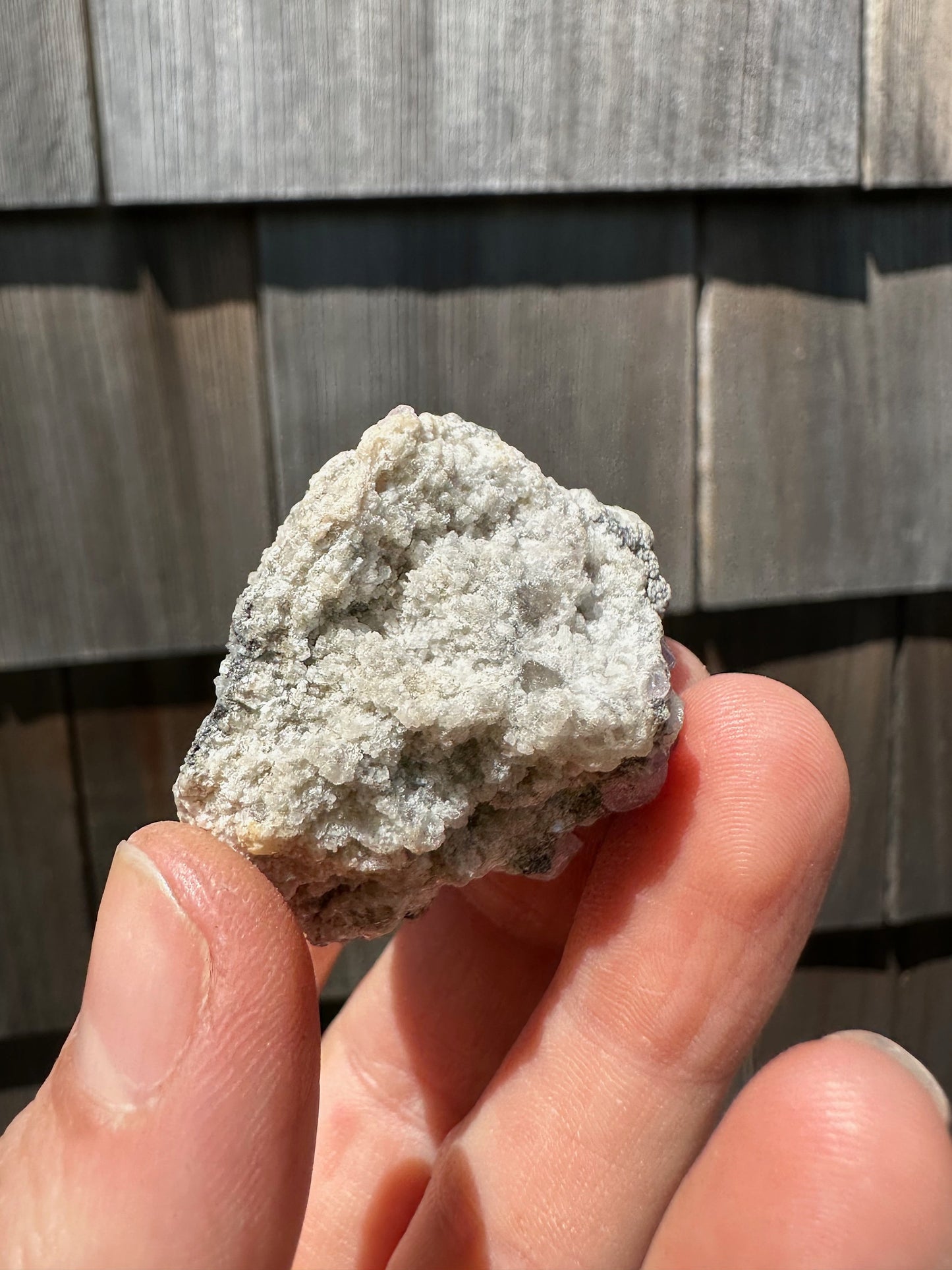 Purple Apatite Crystals on Matrix from Afghanistan