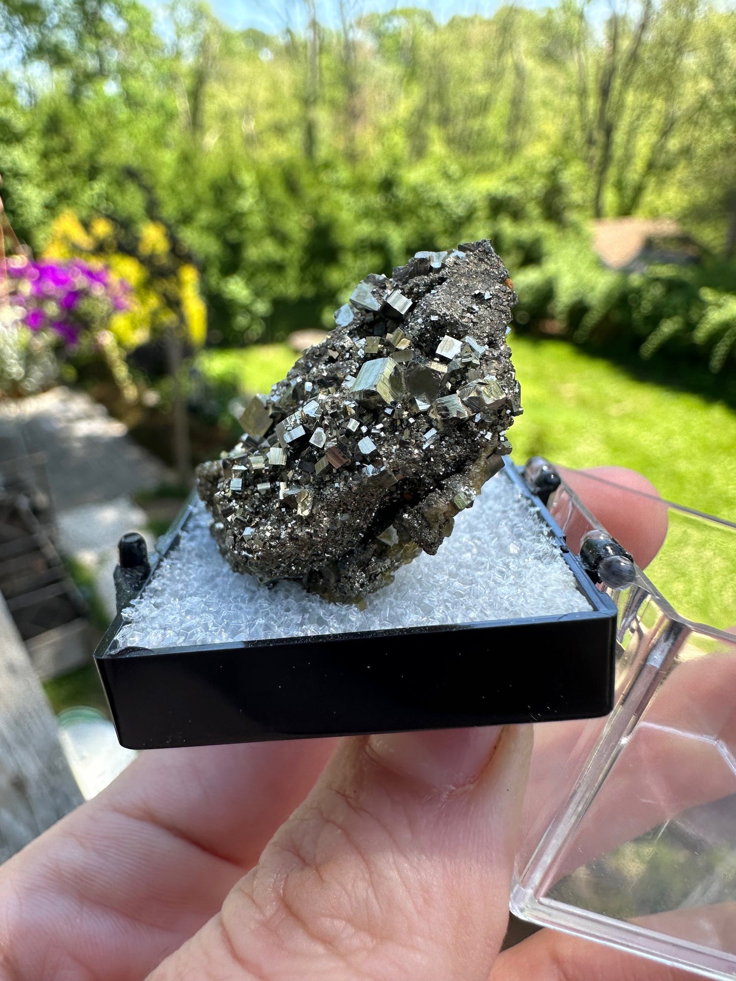 Pyrite Crystal Cluster from Eagle Mine Colorado USA