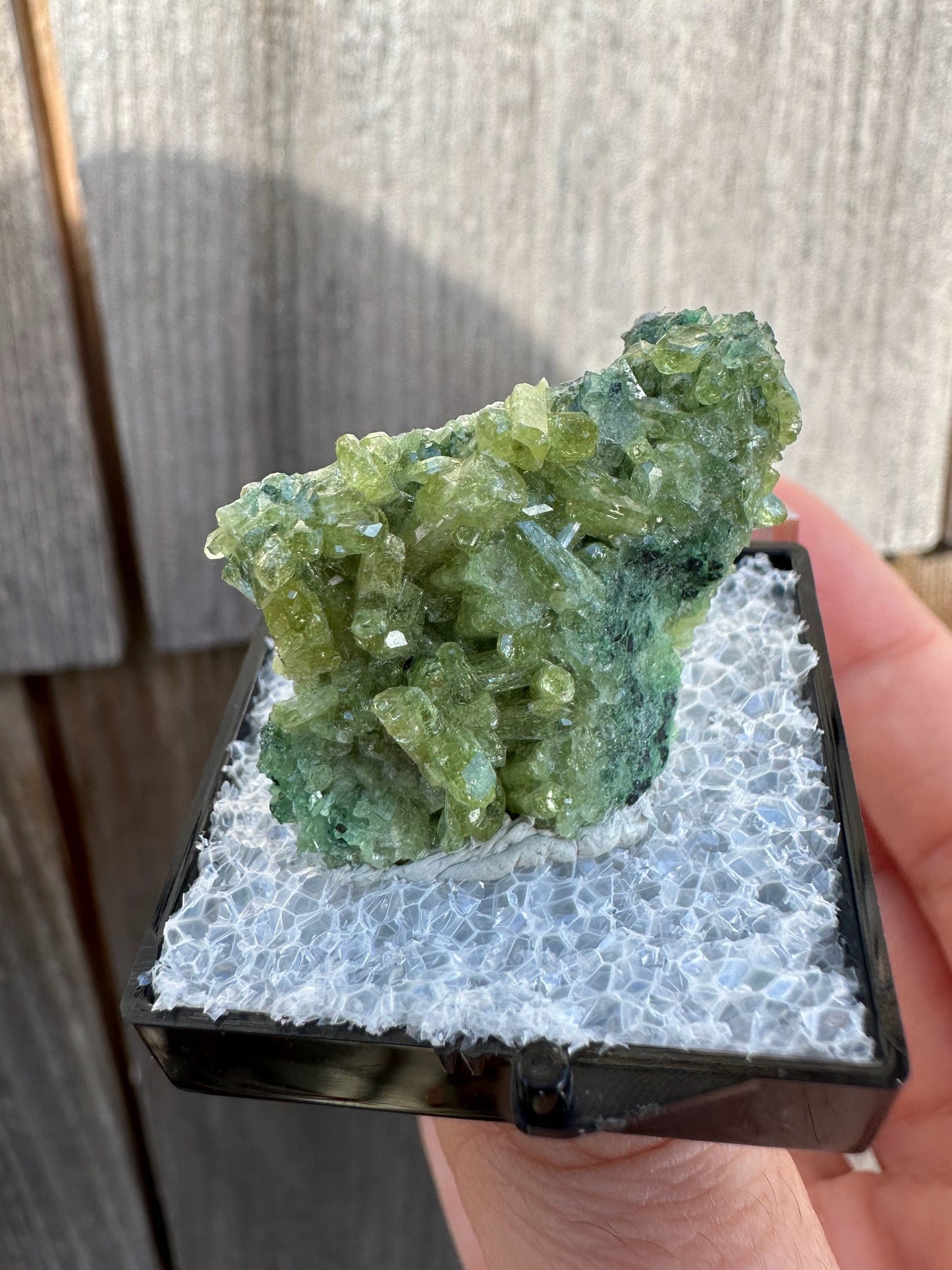 Vesuvianite Crystal Cluster from Jeffrey Mine Canada