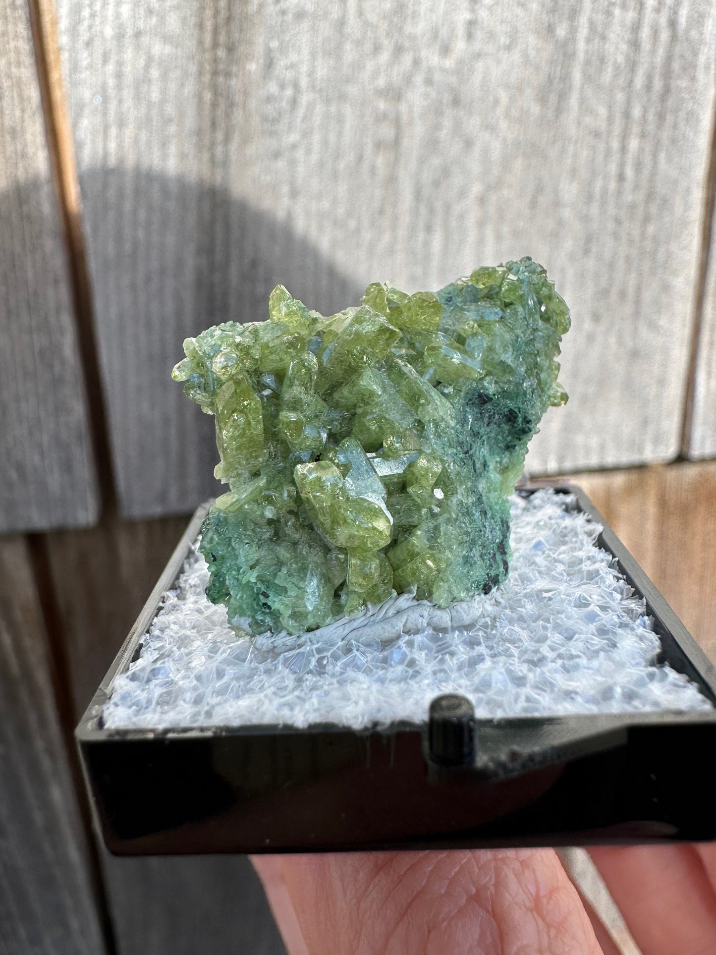 Vesuvianite Crystal Cluster from Jeffrey Mine Canada