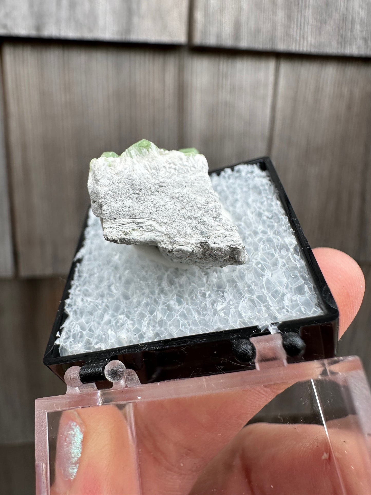Demantoid Green Garnet Crystals on Matrix From Afghanistan