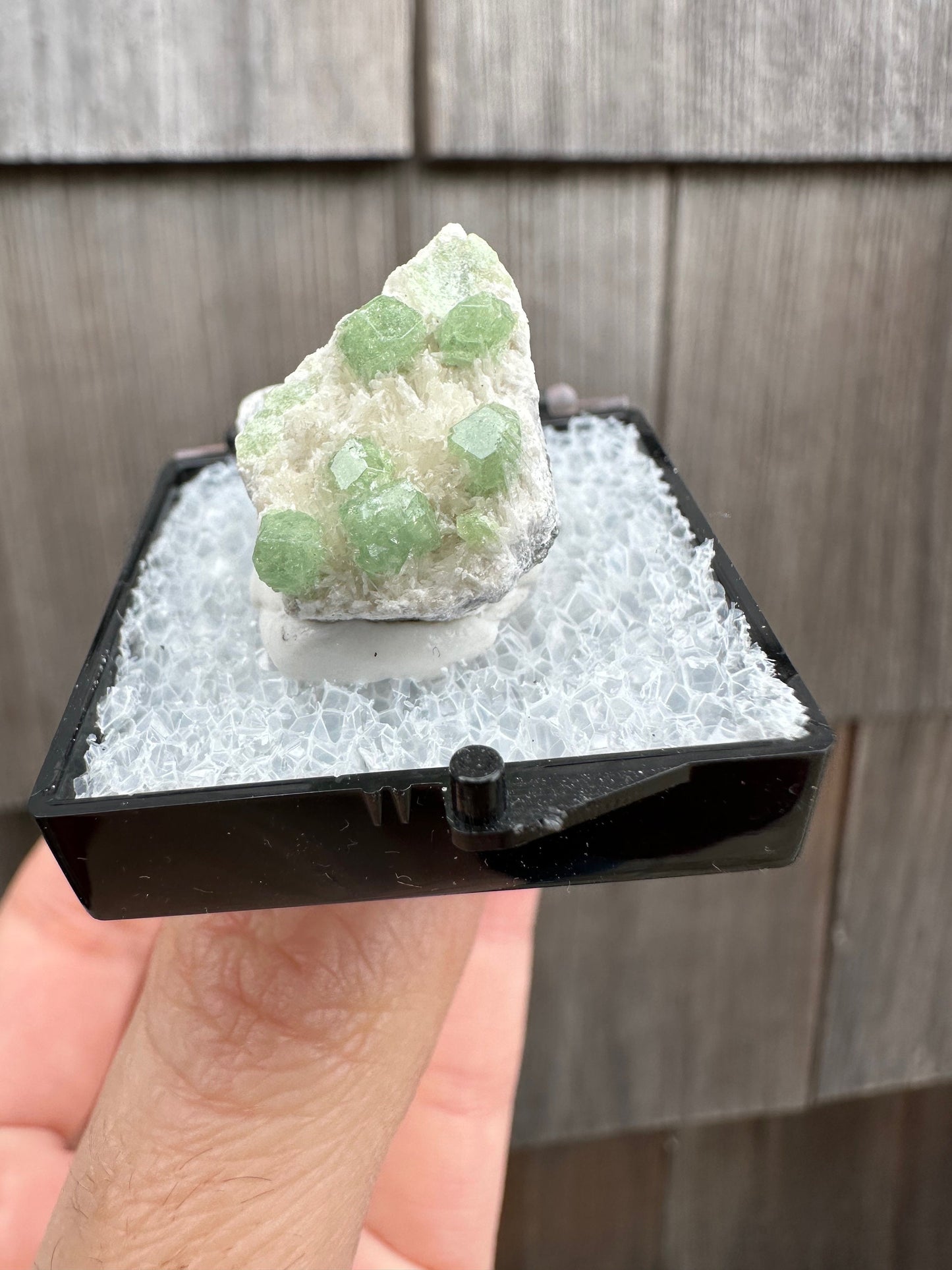 Demantoid Green Garnet Crystals on Matrix From Afghanistan