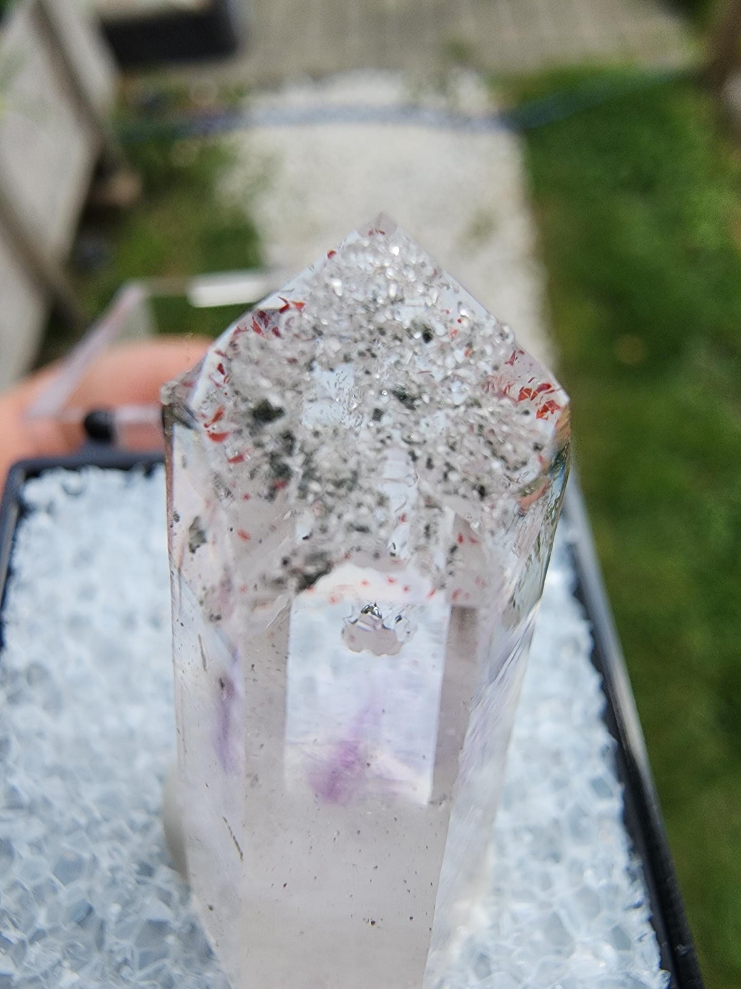Amethyst Quartz Crystal from Erongo, Namibia