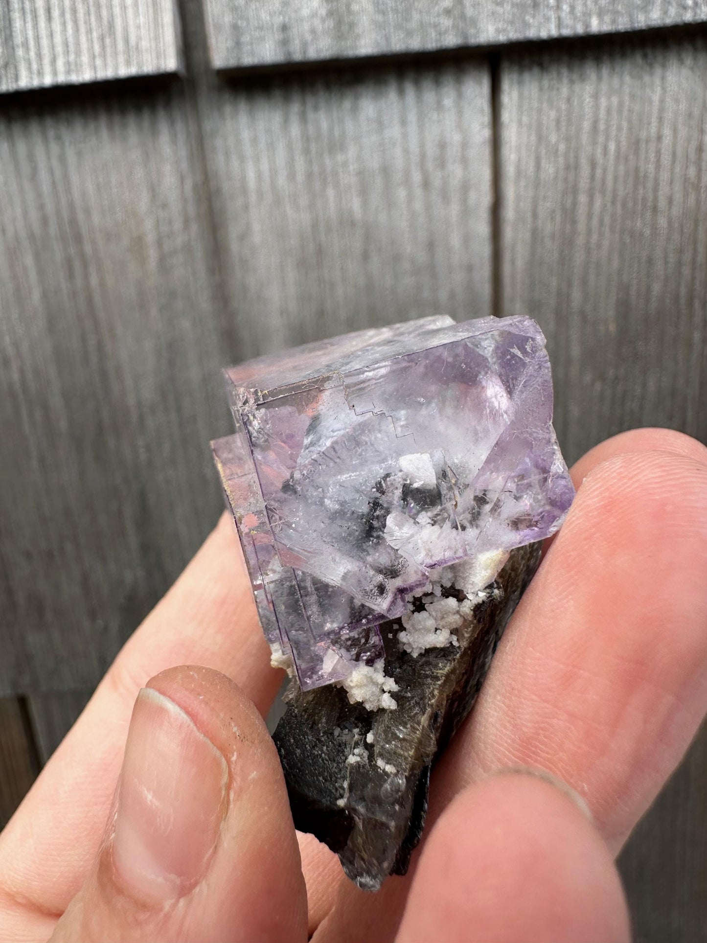 Yaogangxian Fluorite with Ferberite from China