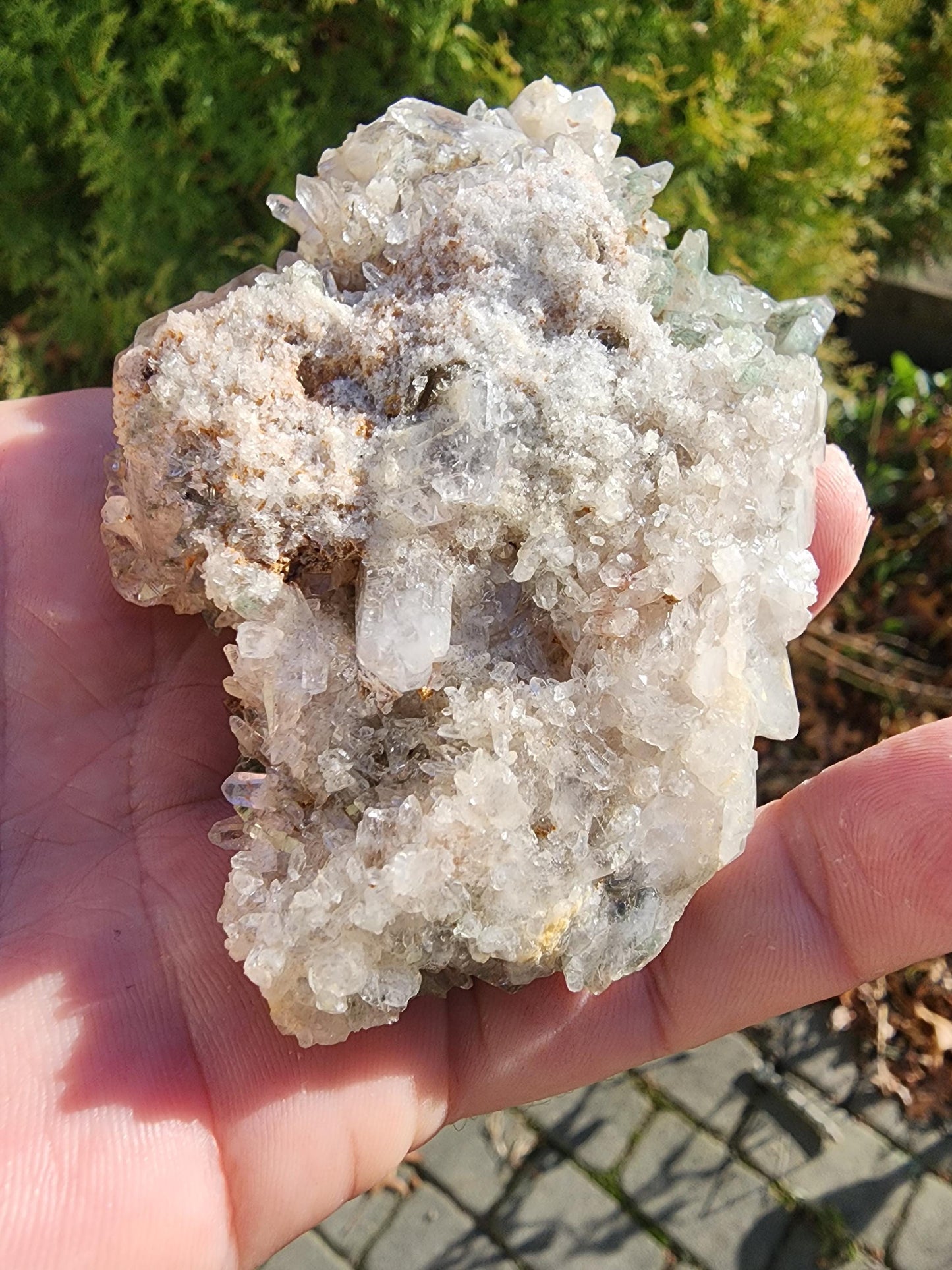 Himalayan Phantom Quartz Cluster Kullu Valley, India