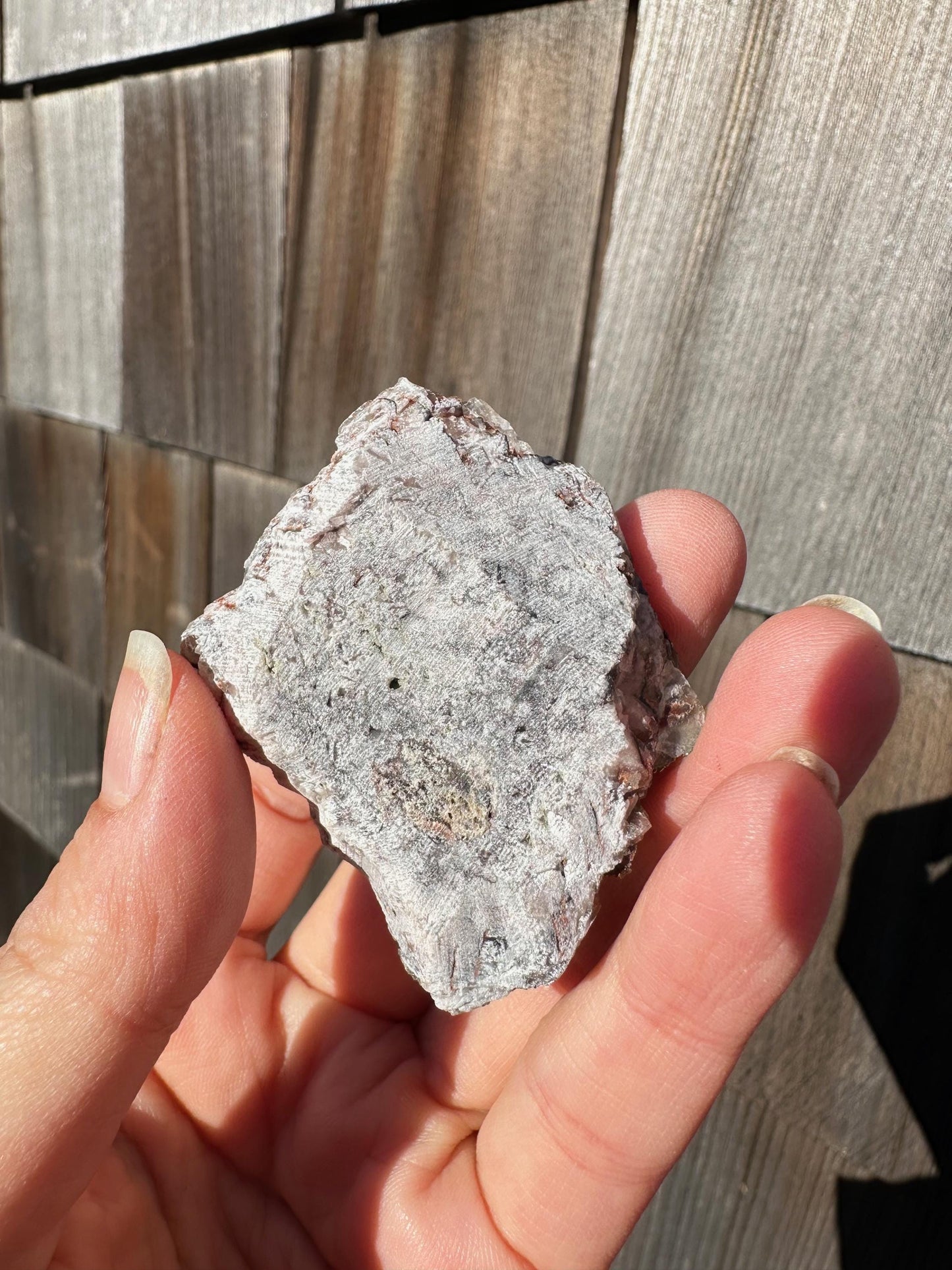 Iridescent Chalcopyrite on Calcite from China