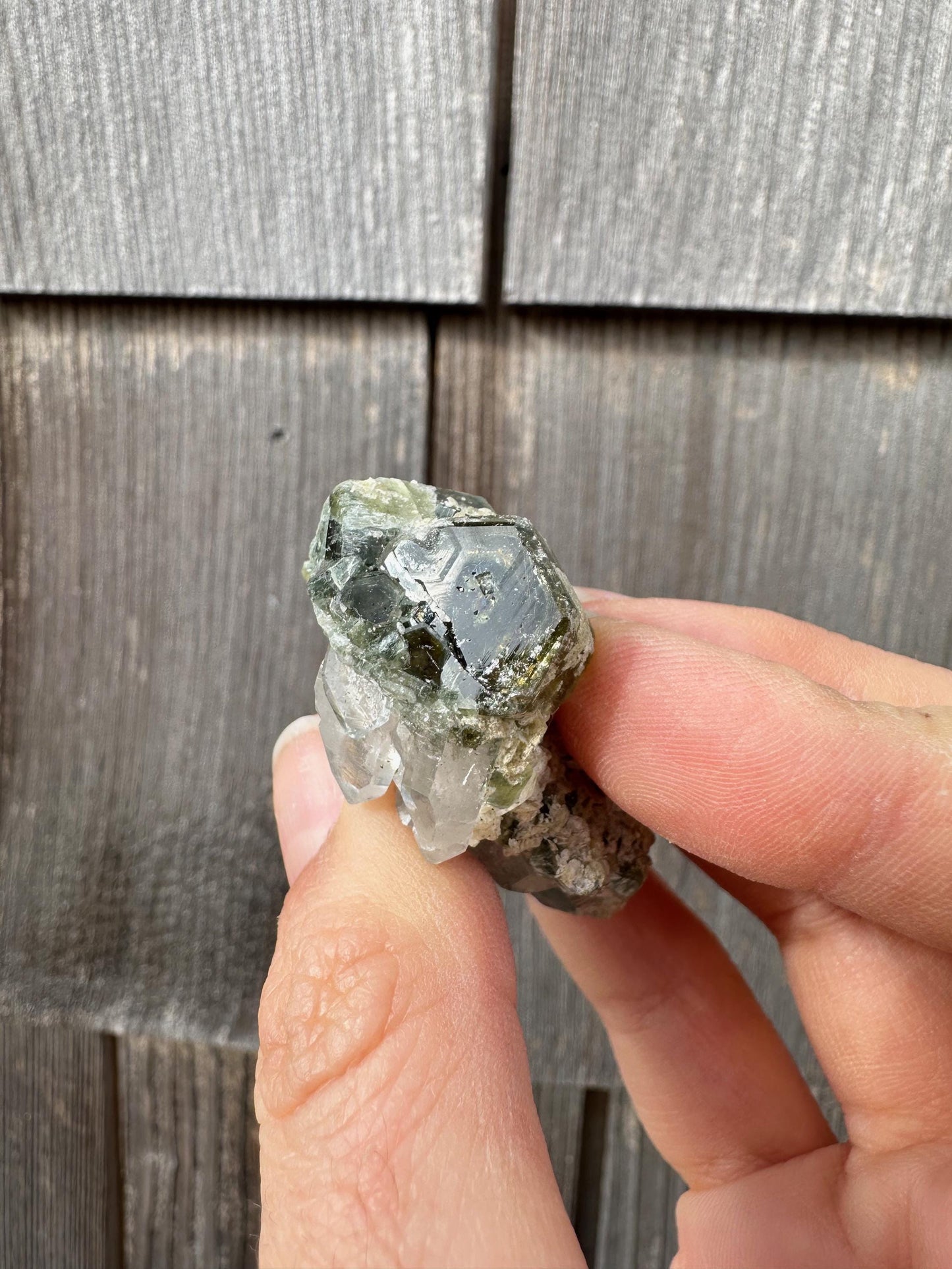 Apatite Crystals with Quartz from Panasquiera Mines Portugal