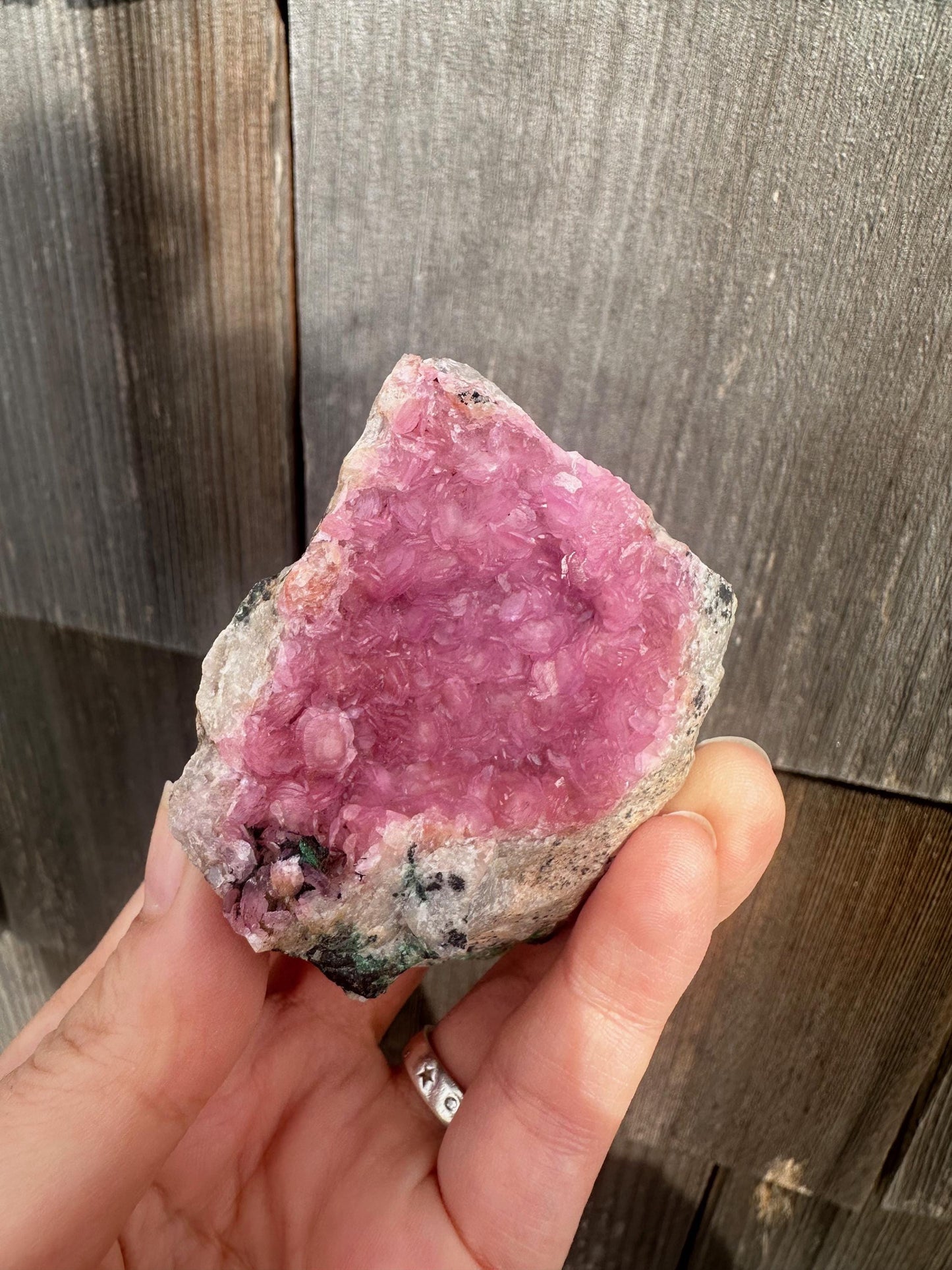 Cobaltoan Calcite Cluster from Zaire