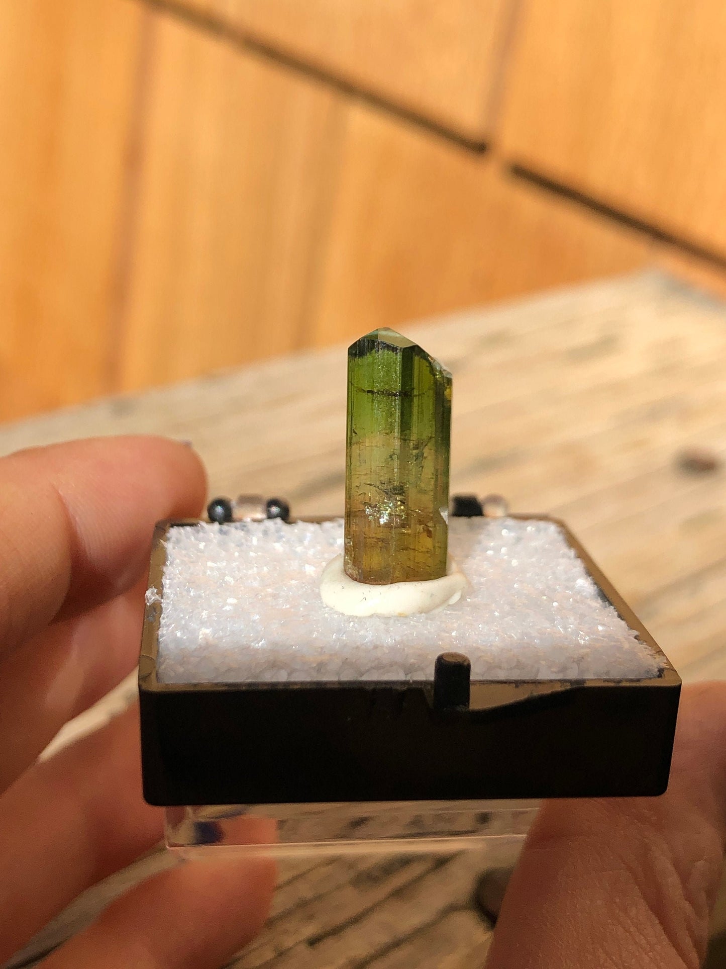 Elbaite Tourmaline Crystal from Barra De Salinas Brazil