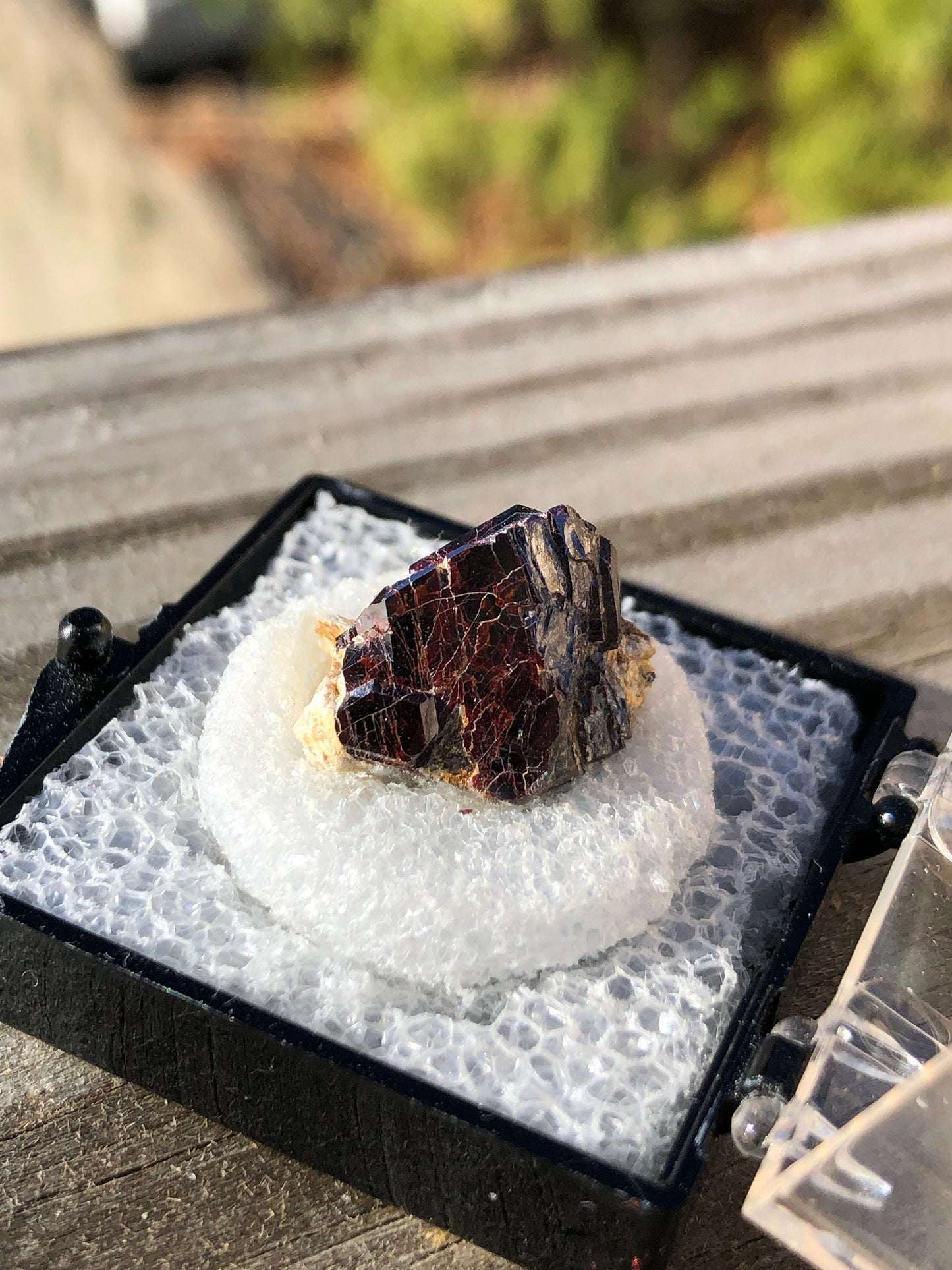 Red Rutile Crystal from California, USA