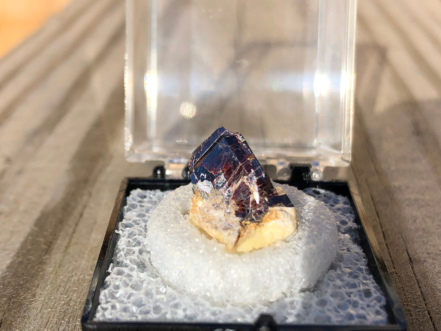 Red Rutile Crystal from California, USA