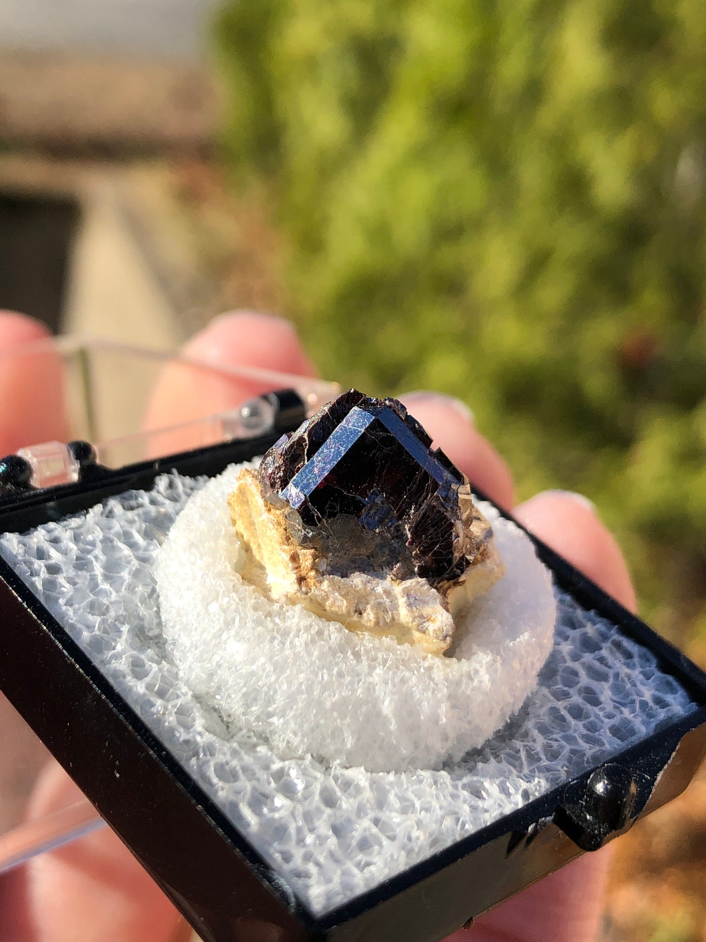 Red Rutile Crystal from California, USA