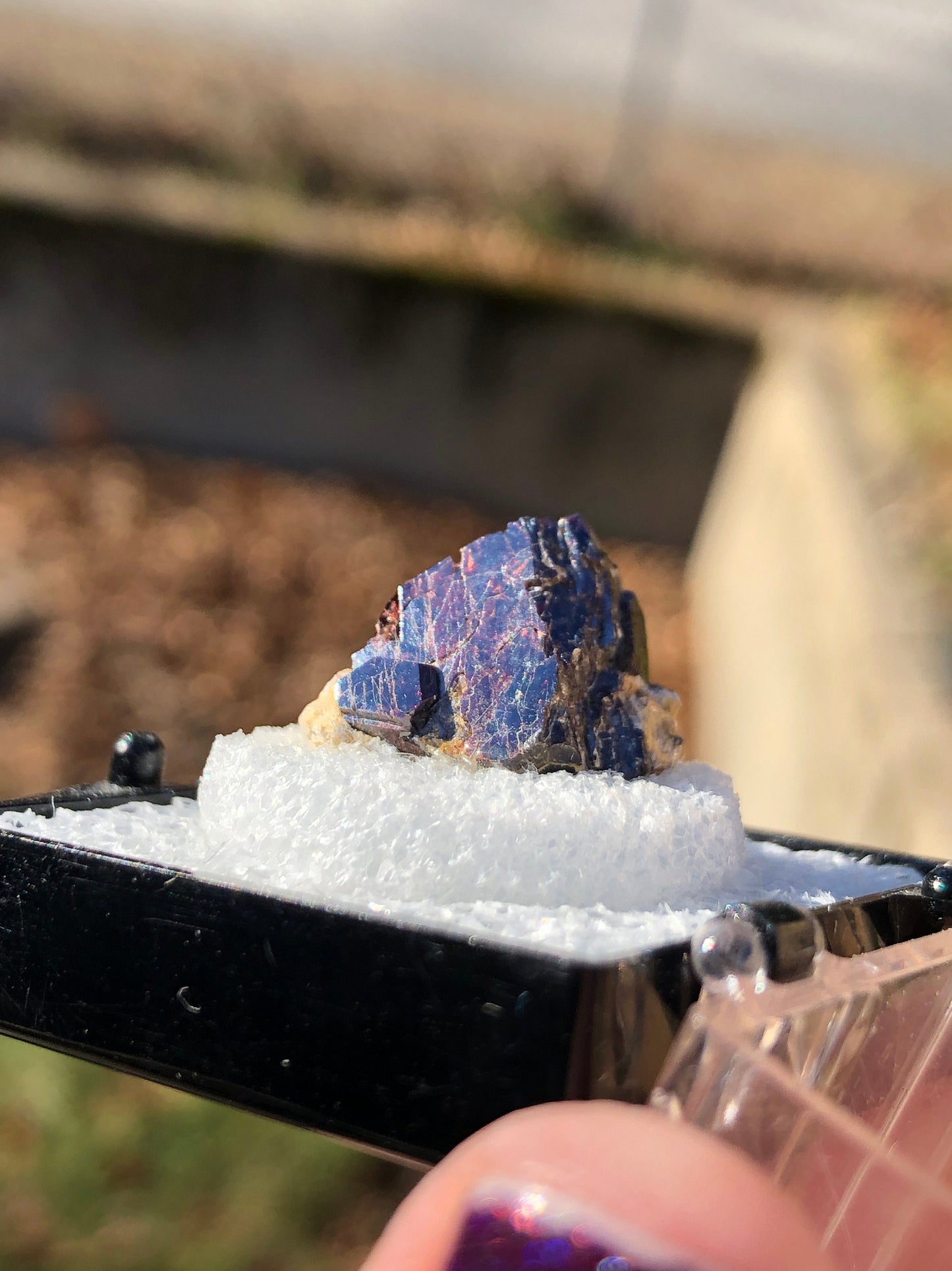 Red Rutile Crystal from California, USA