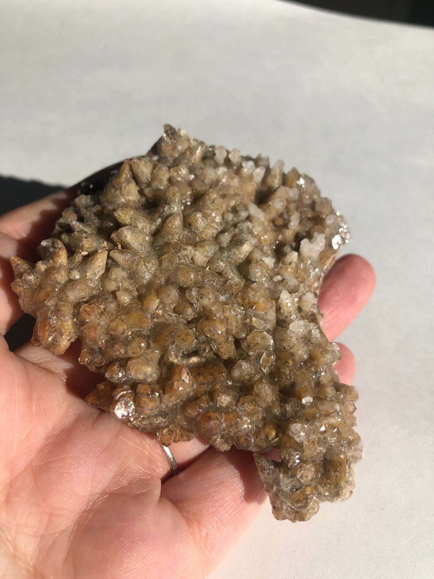 Dogtooth Calcite Cluster from Mexico