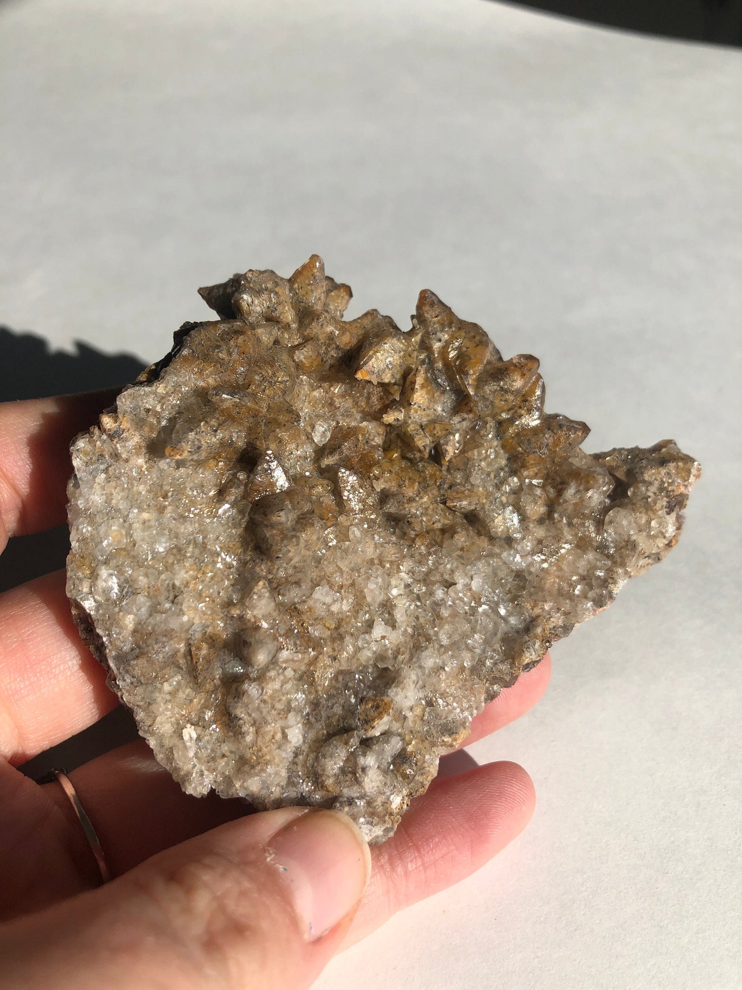 Dogtooth Calcite Cluster from Mexico