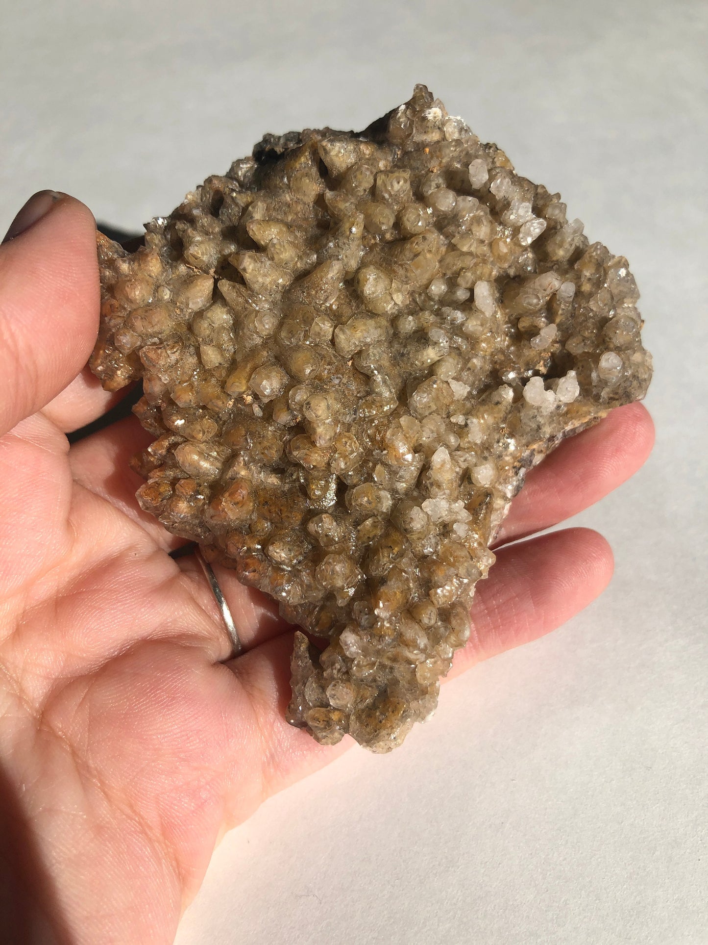 Dogtooth Calcite Cluster from Mexico