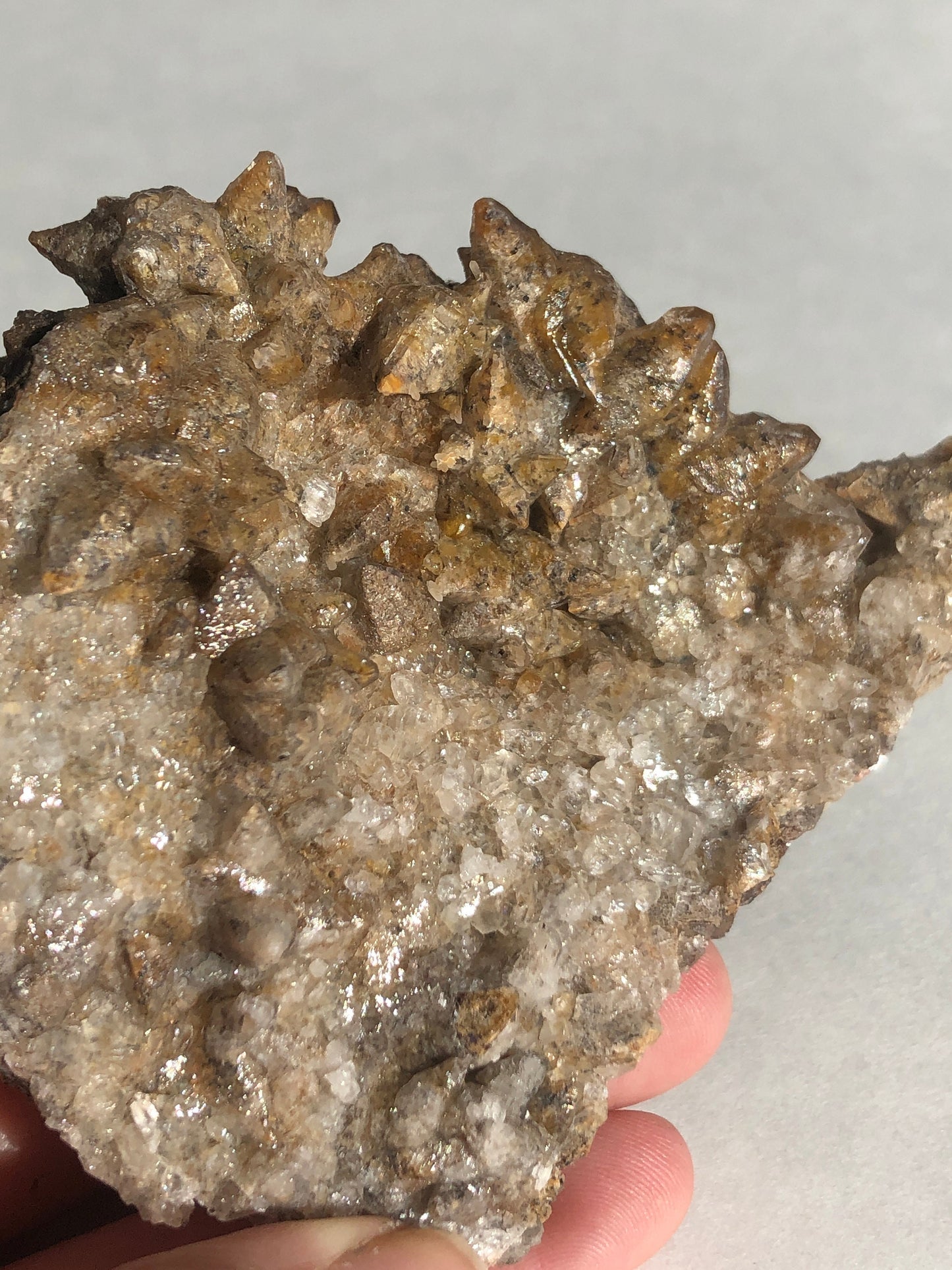Dogtooth Calcite Cluster from Mexico