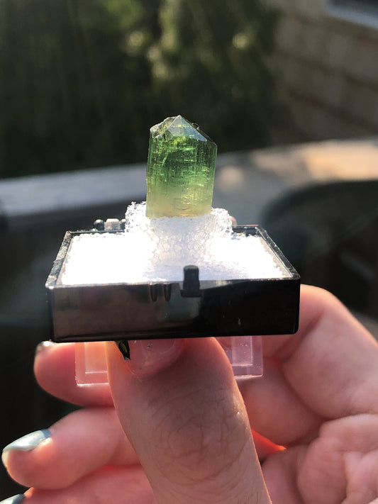 Elbaite Tourmaline Crystal from Barra Do Salinas Brazil