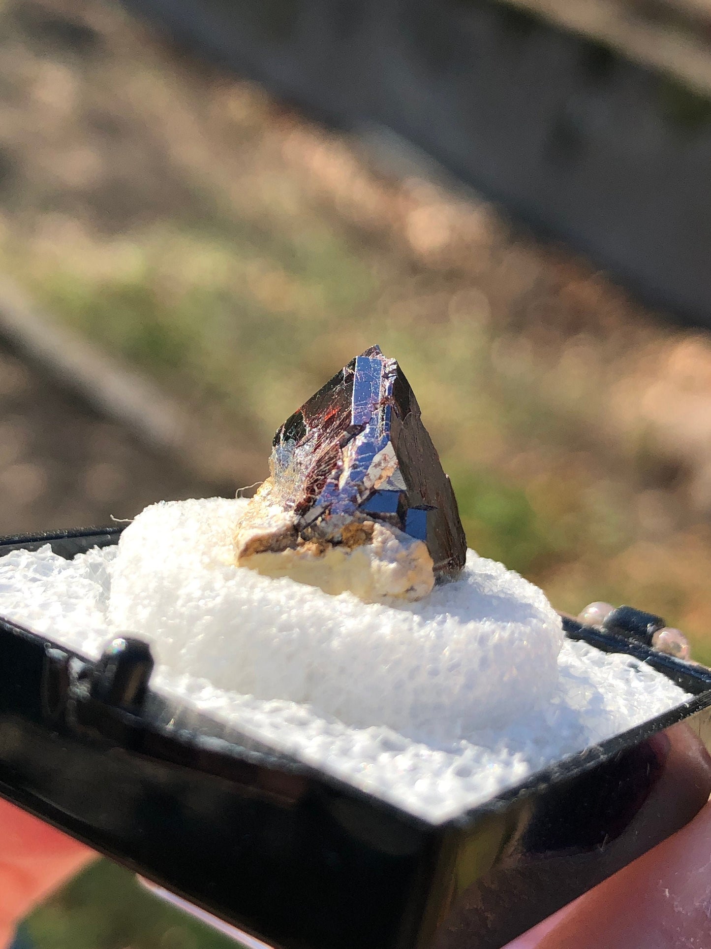 Red Rutile Crystal from California, USA