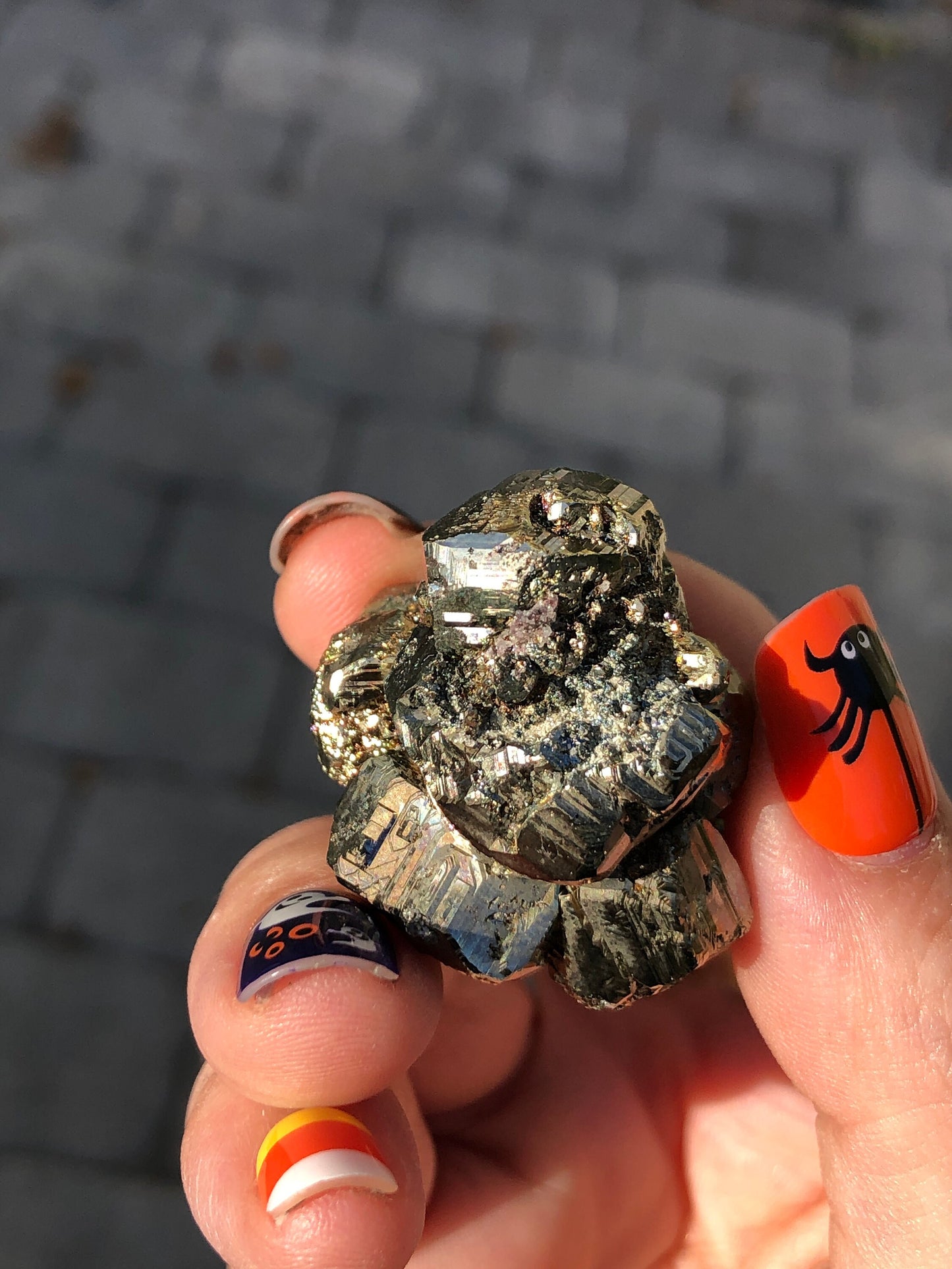 Iridescent Pyrite from Bulgaria
