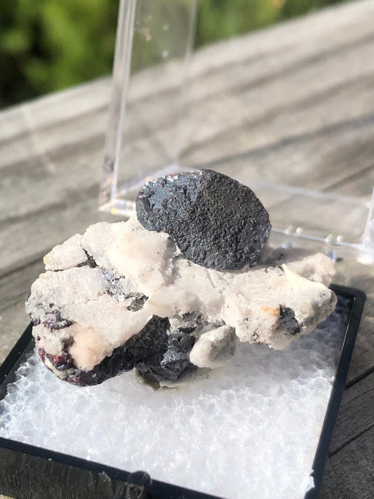 Proustite Crystals on Matrix from Peru