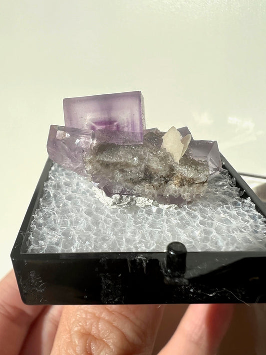 Purple Phantom Fluorite Cluster from Spain