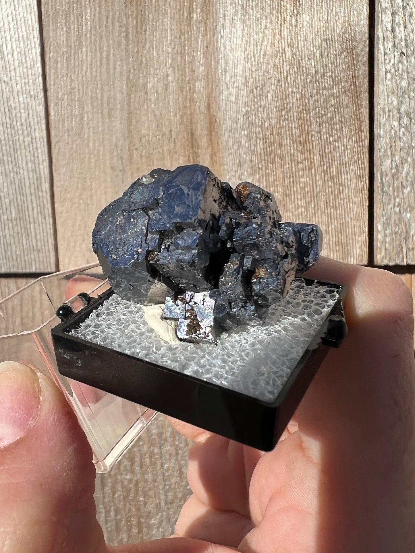 Sphalerite on Galena from Elmwood Mine Tennessee