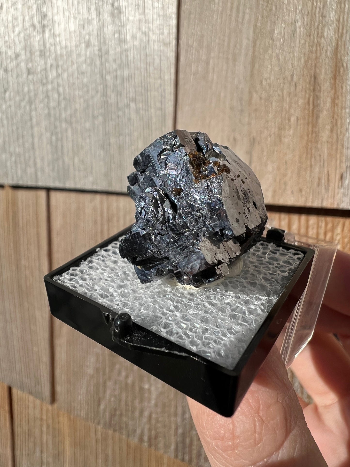 Sphalerite on Galena from Elmwood Mine Tennessee