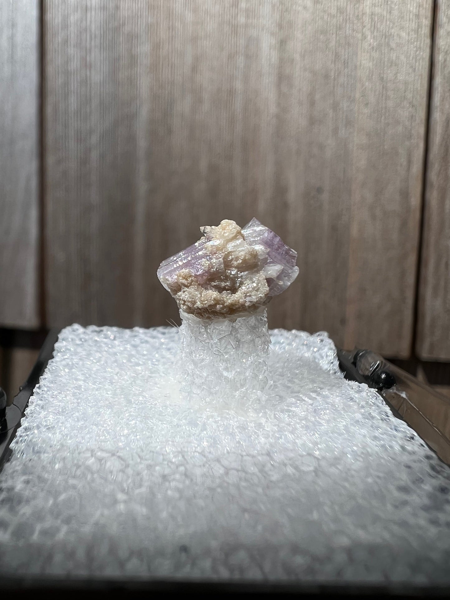 Purple Fluorapatite Cluster from Maine USA