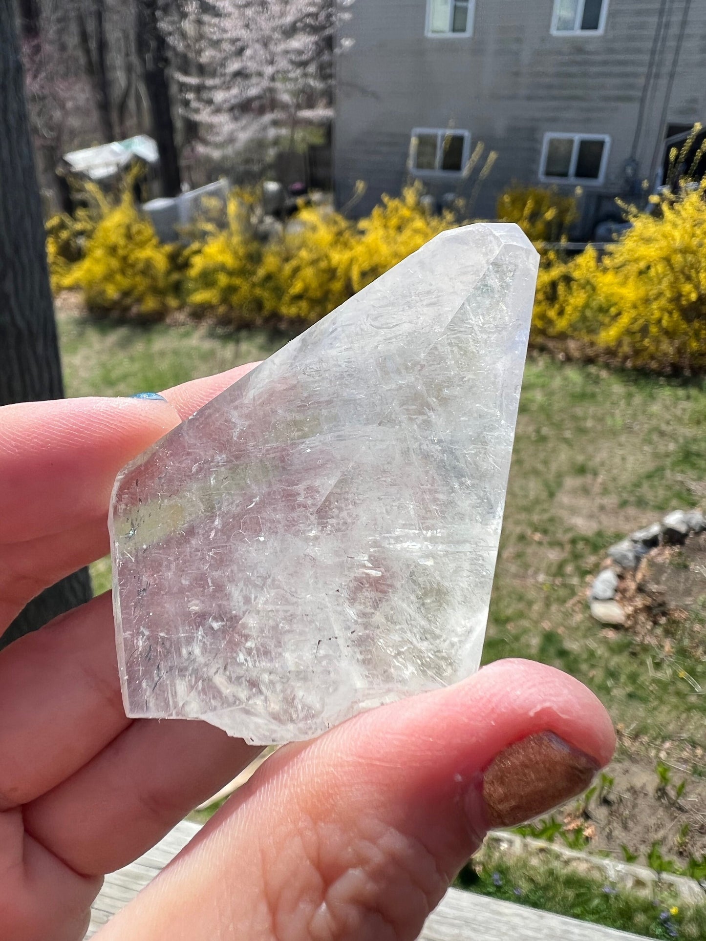 Dogtooth Calcite Crystal with Marcasite from Linwood Mine Iowa USA