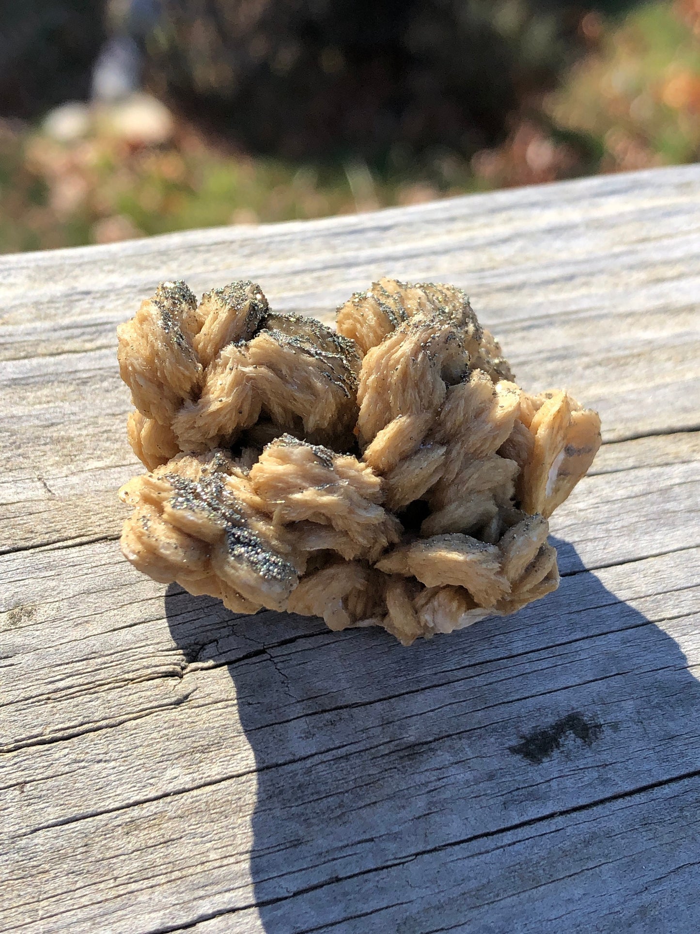 Pyrite on Barite from Rutyna's Pocket Poland
