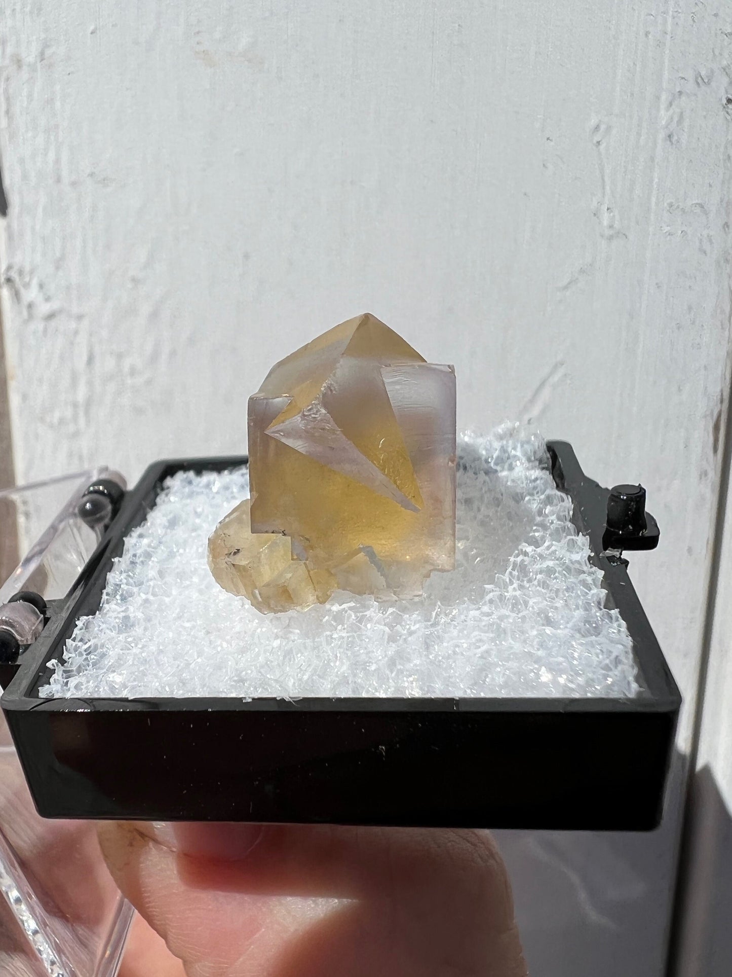 Yellow Fluorite from Bull Vein Pocket at Lady Annabella Mine UK