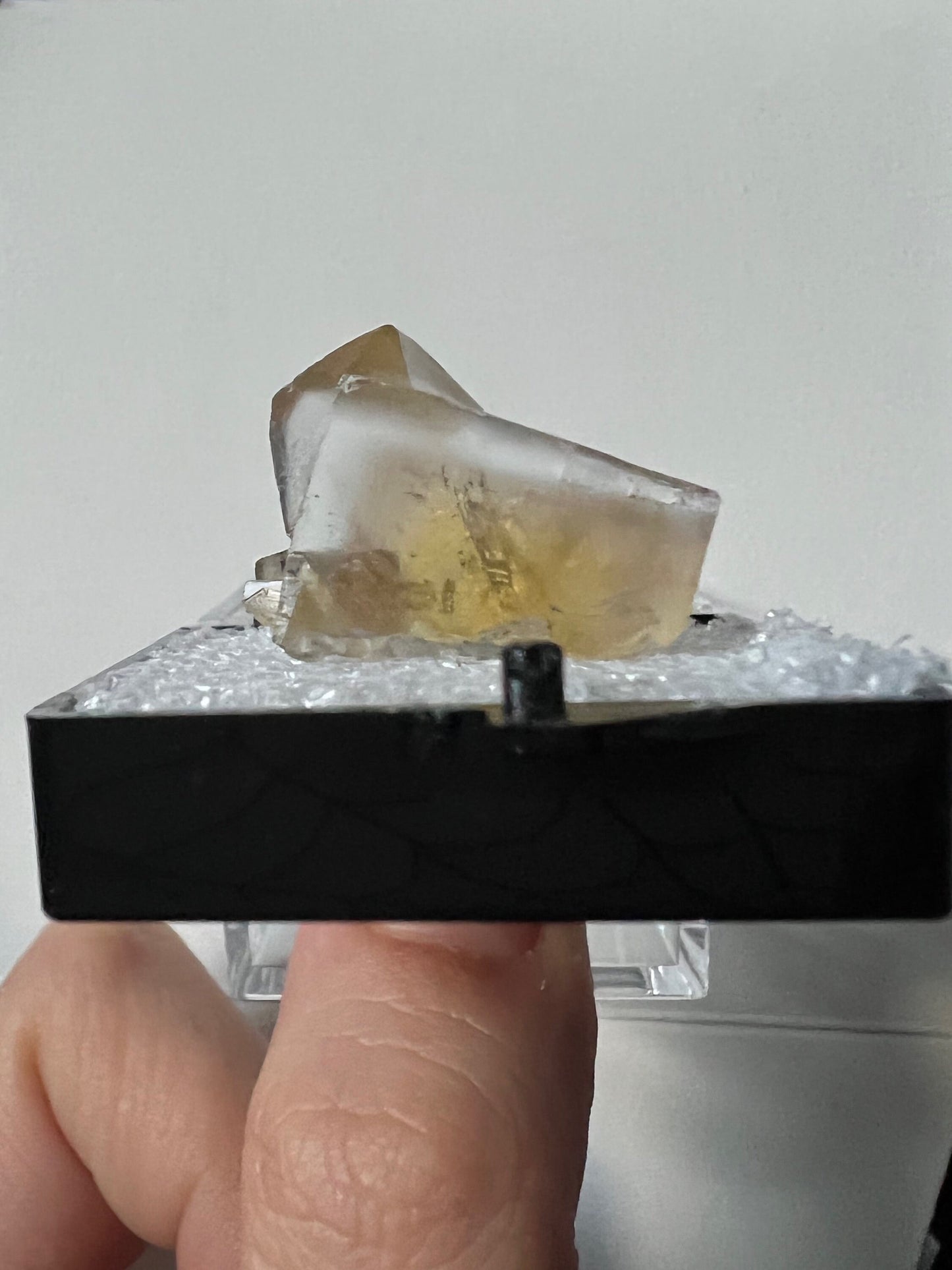 Yellow Fluorite from Bull Vein Pocket at Lady Annabella Mine UK