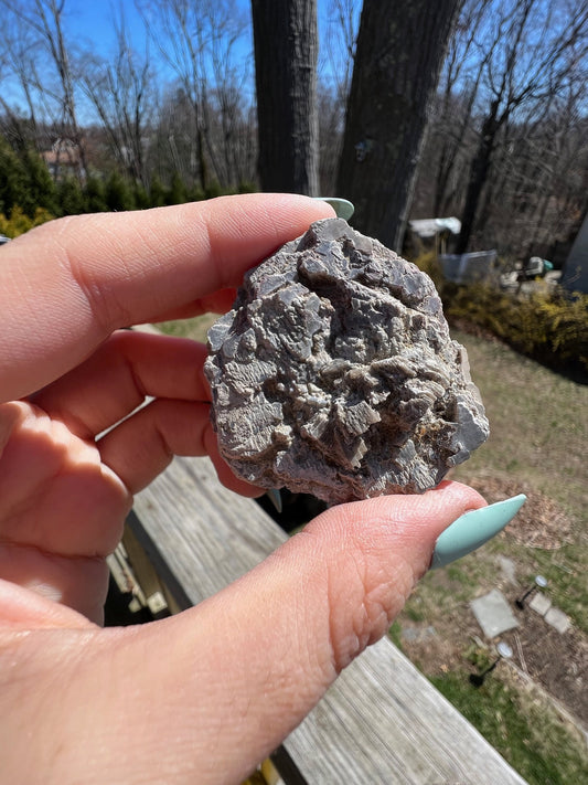 Large Purple Aragonite Crystal from Spain