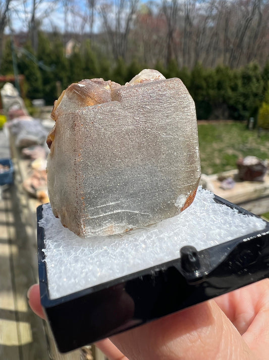 Pyrite In Calcite Crystal from Pennsylvania USA
