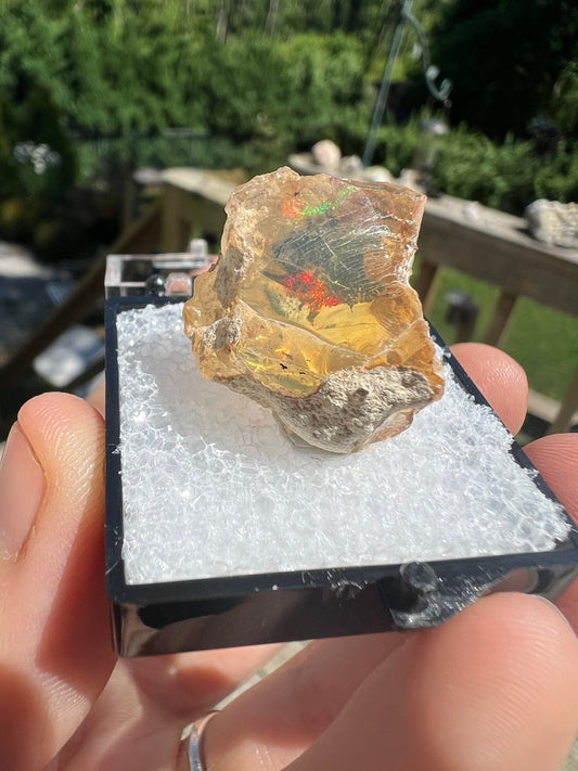 Fiery Rough Opal from Ethiopia