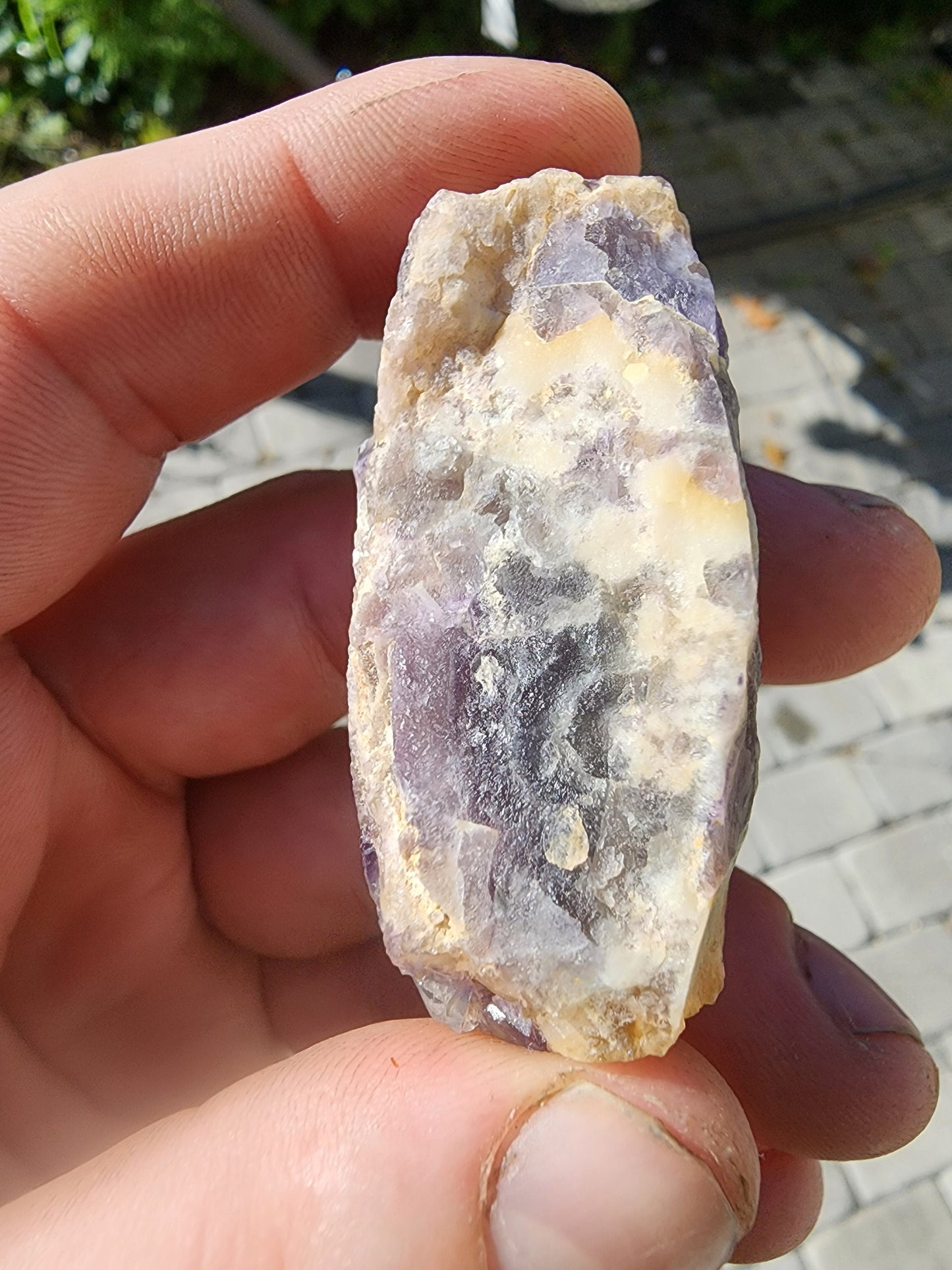 Tri-colored Fluorite from La Barre Auvergne France