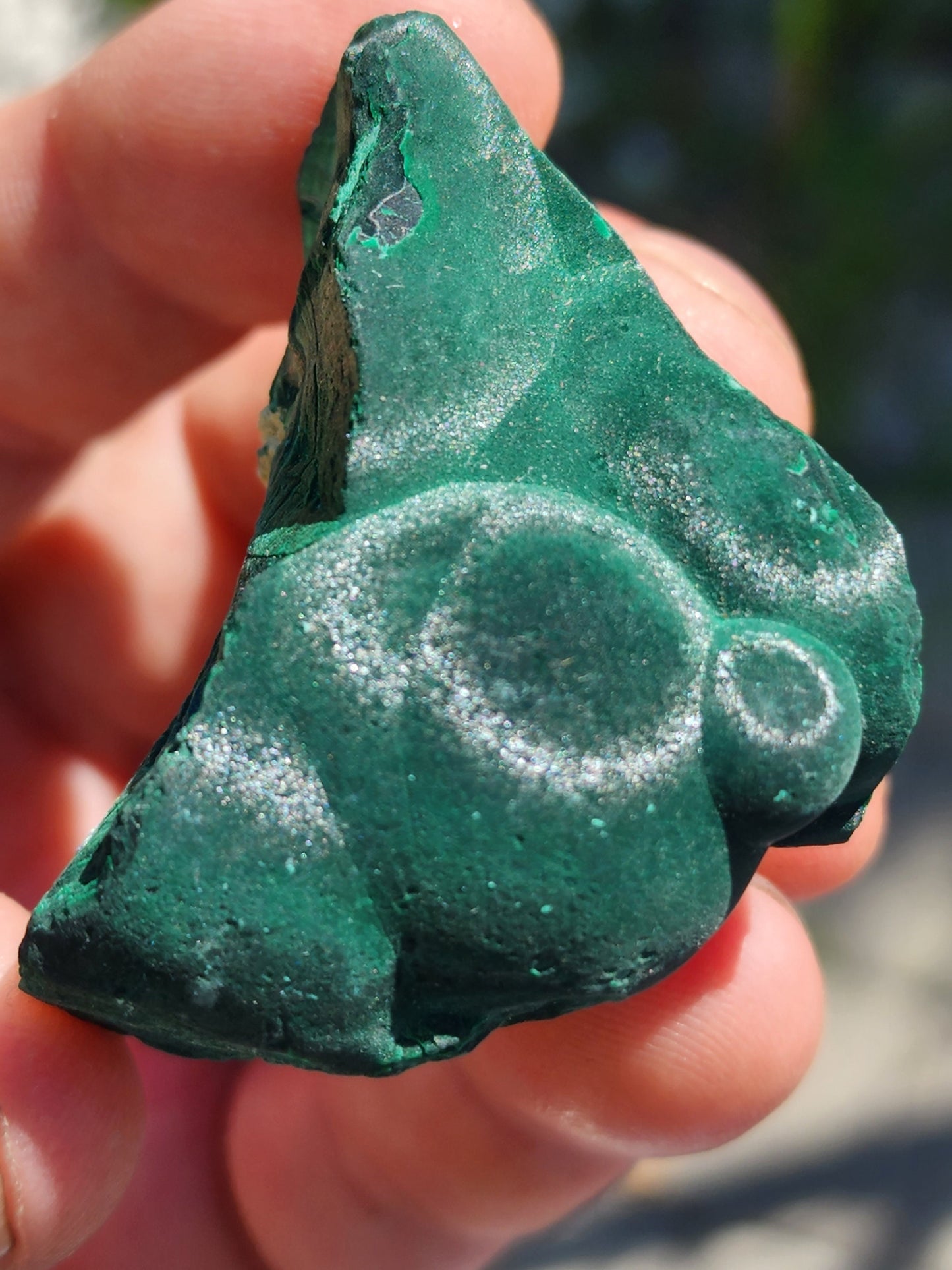 Fibrous Botryoidal Malachite from China