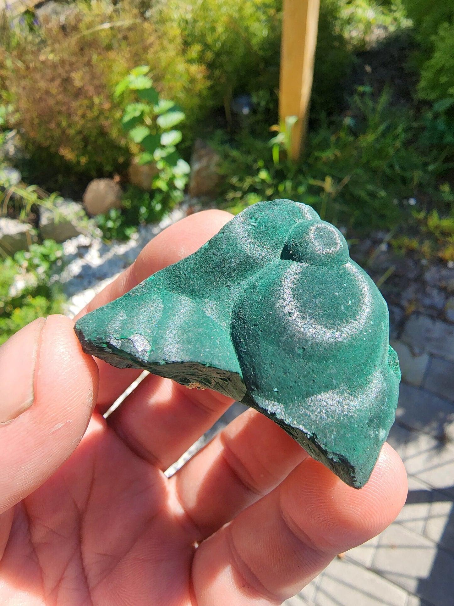 Fibrous Botryoidal Malachite from China