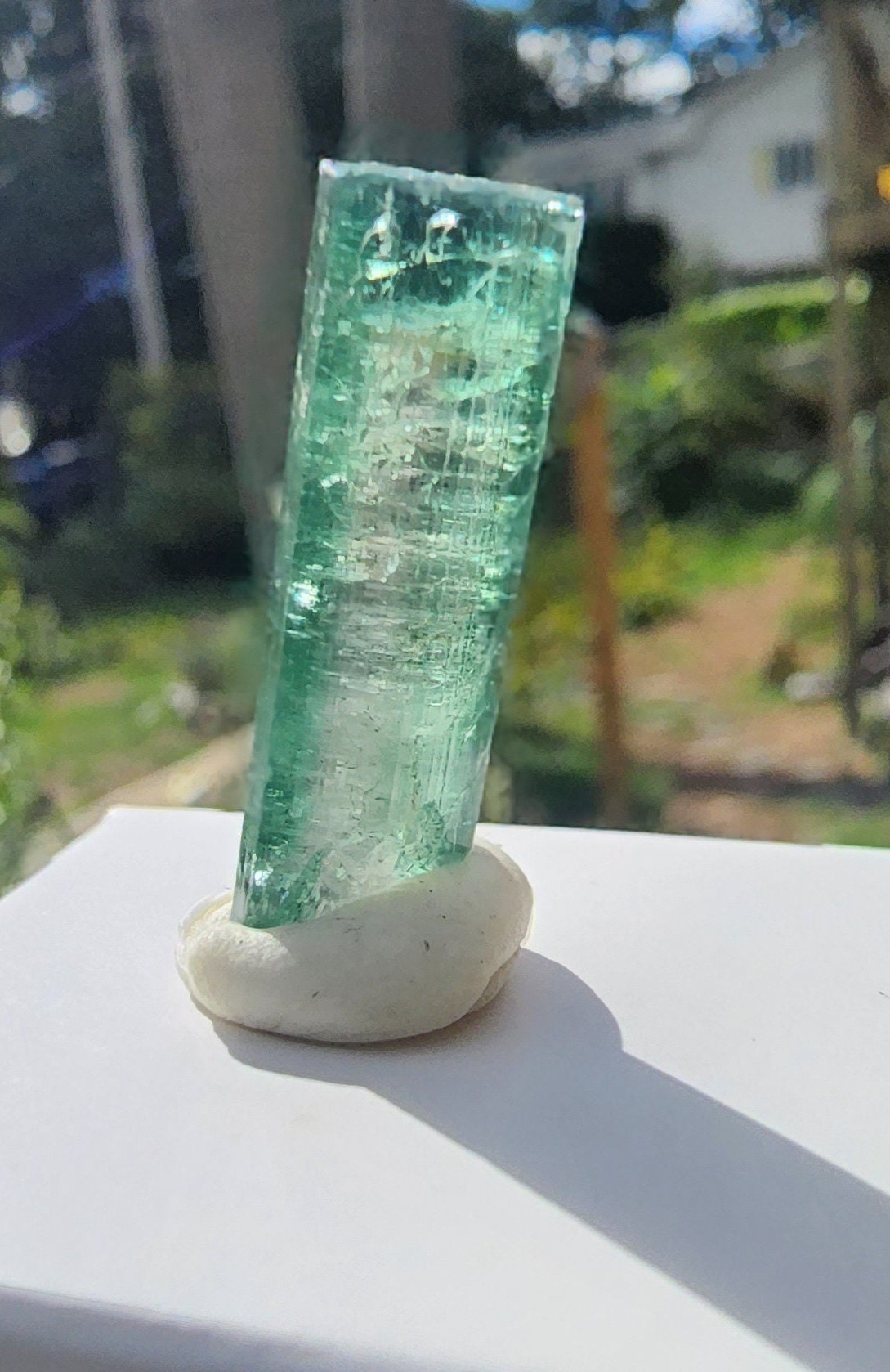 3.6G Watermelon Tourmaline Crystal from Aricanga Mine Brazil