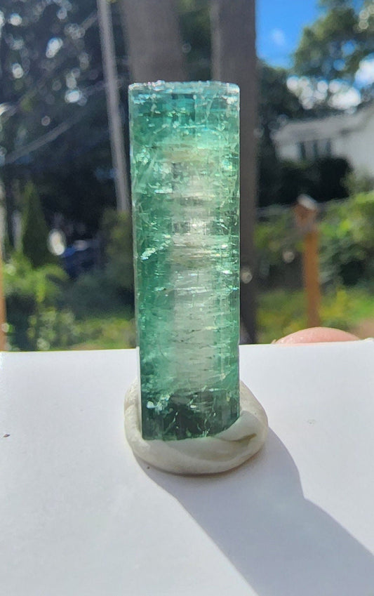 3.6G Watermelon Tourmaline Crystal from Aricanga Mine Brazil