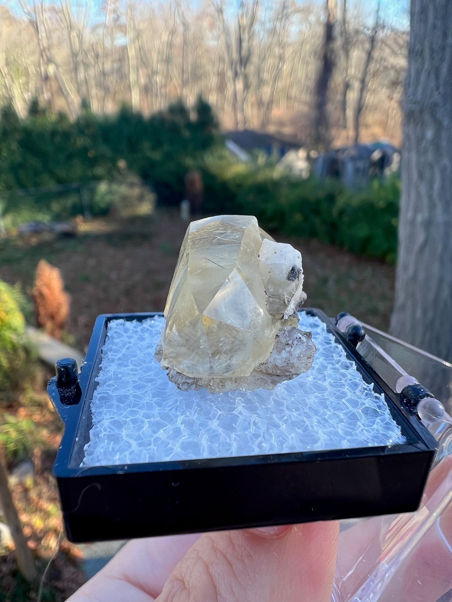 Twin Calcite Crystal Thumbnail from Spain