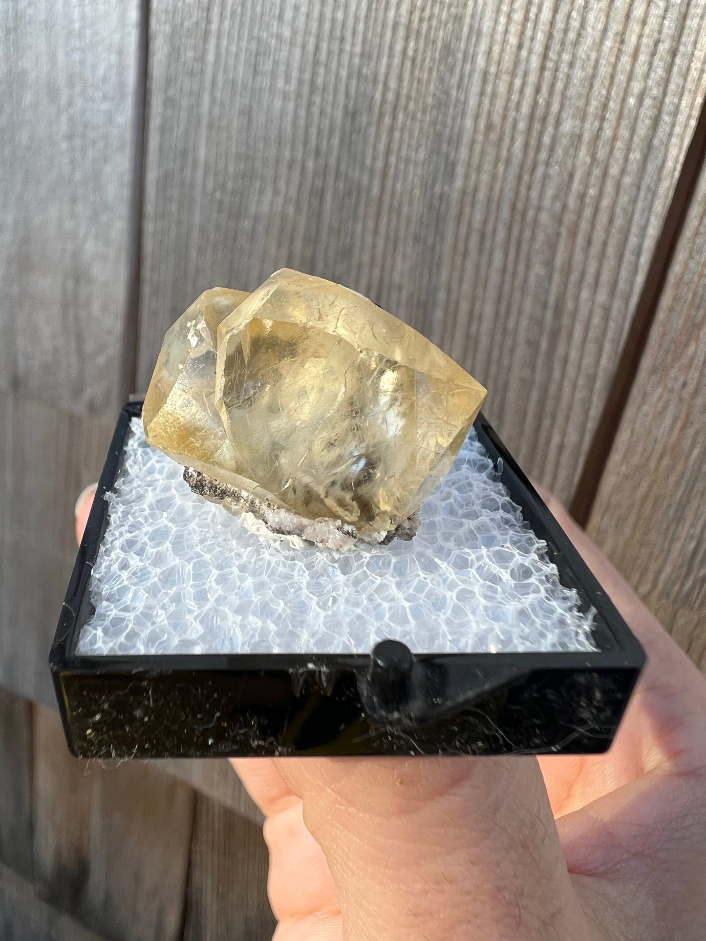 Twin Calcite Crystal Thumbnail from Spain
