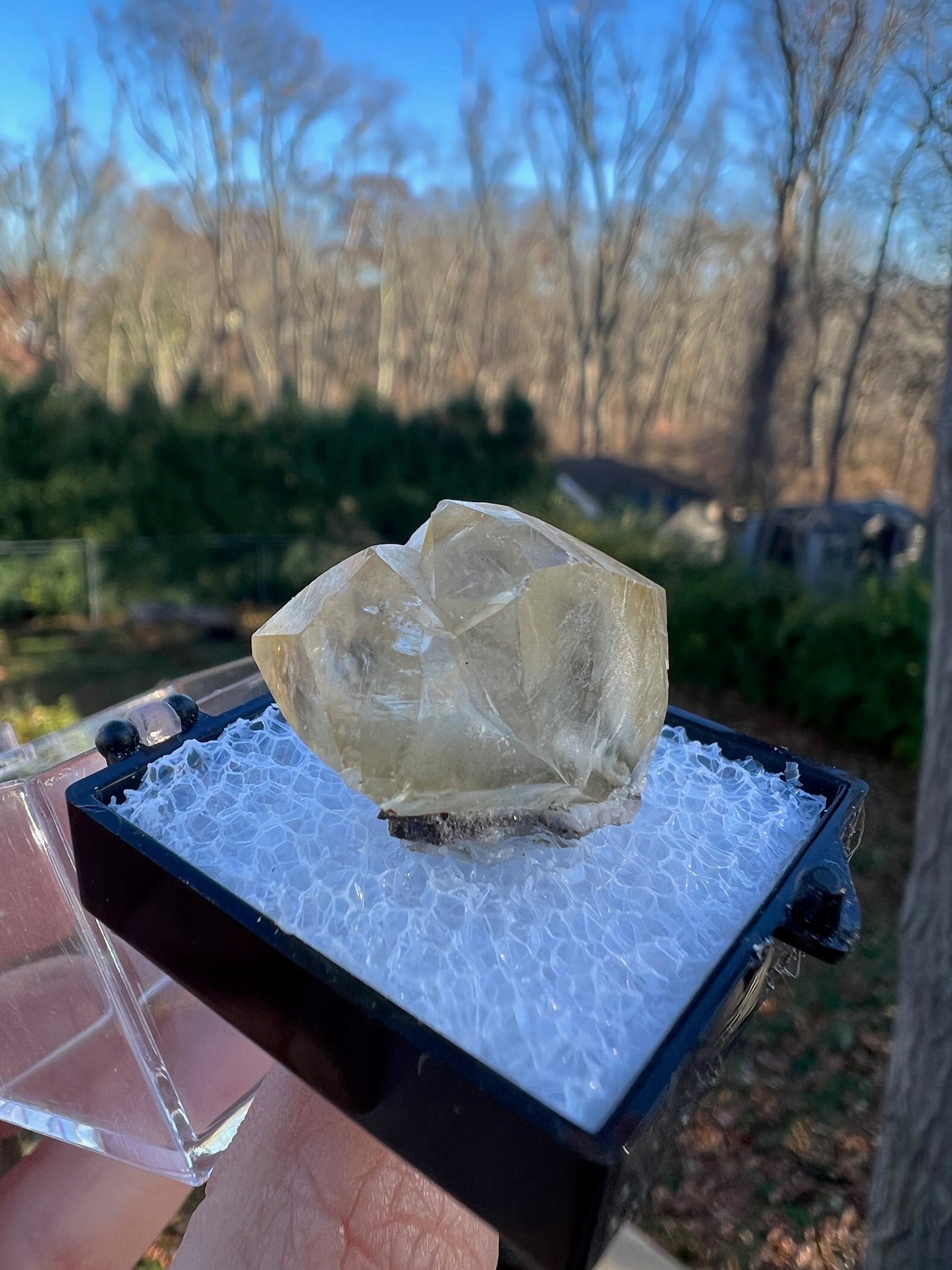 Twin Calcite Crystal Thumbnail from Spain